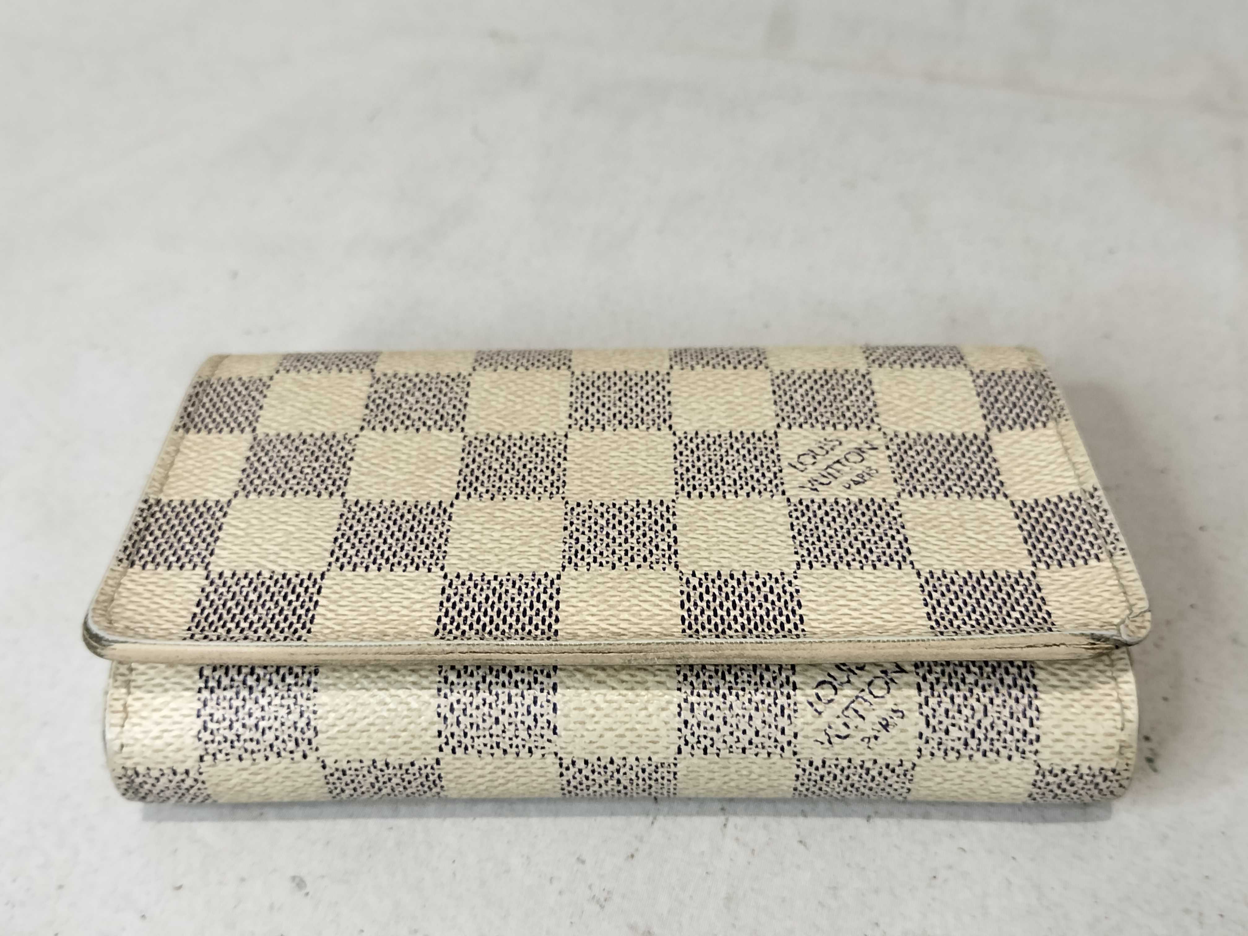 Damier Azur L-shaped compact wallet — view 5