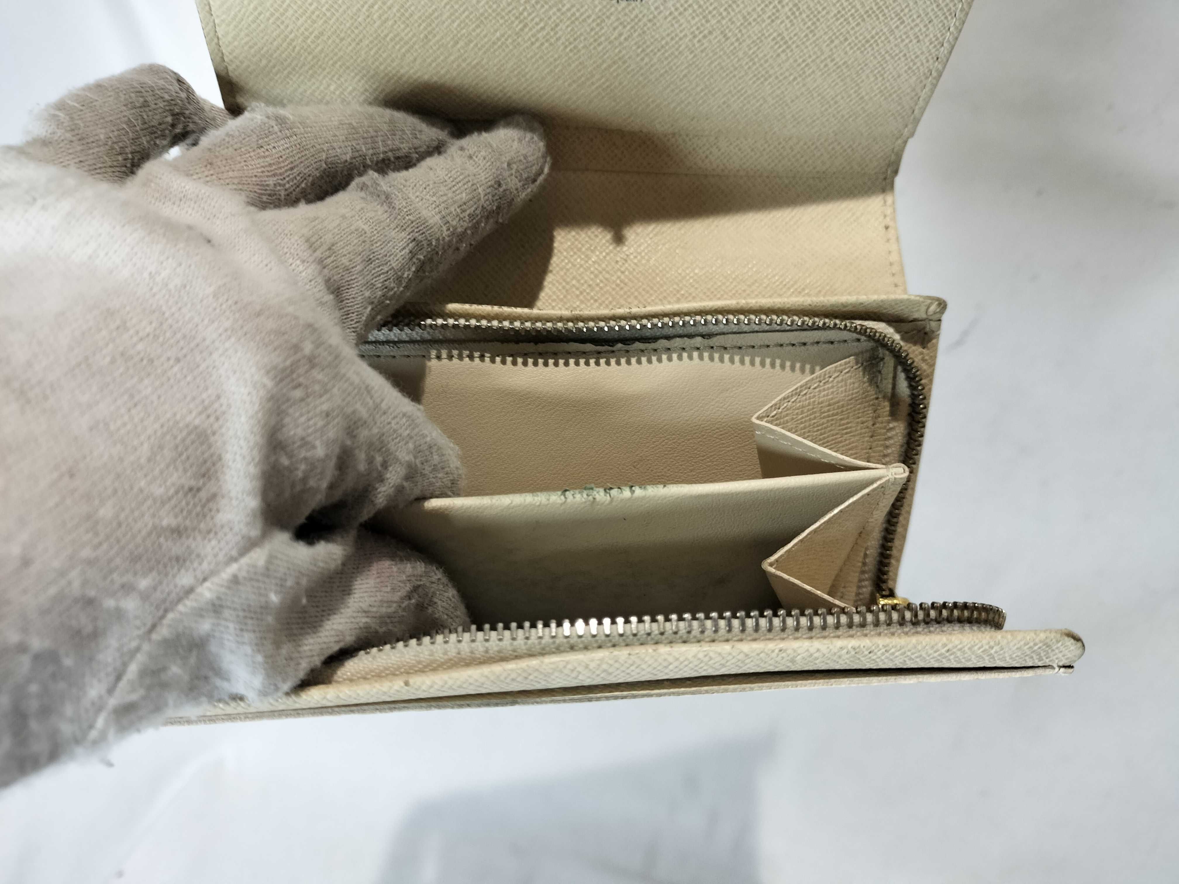 Damier Azur L-shaped compact wallet — view 9