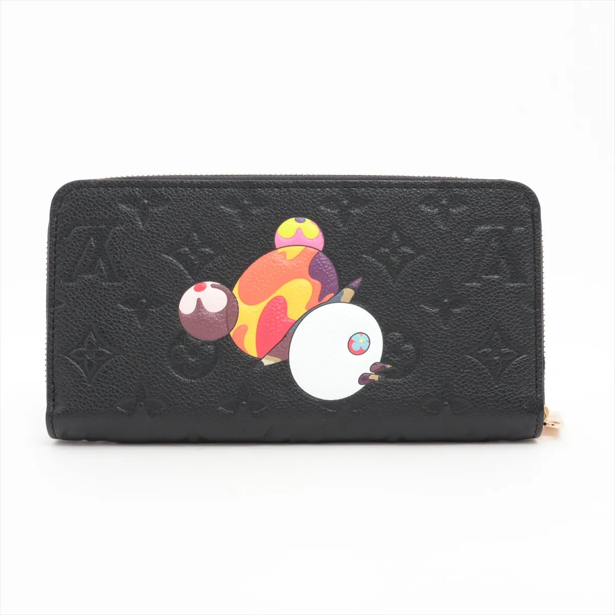 LV x TM Zippy Wallet M14160 Noir Round Zip Wallet (RFID detected) — view 2