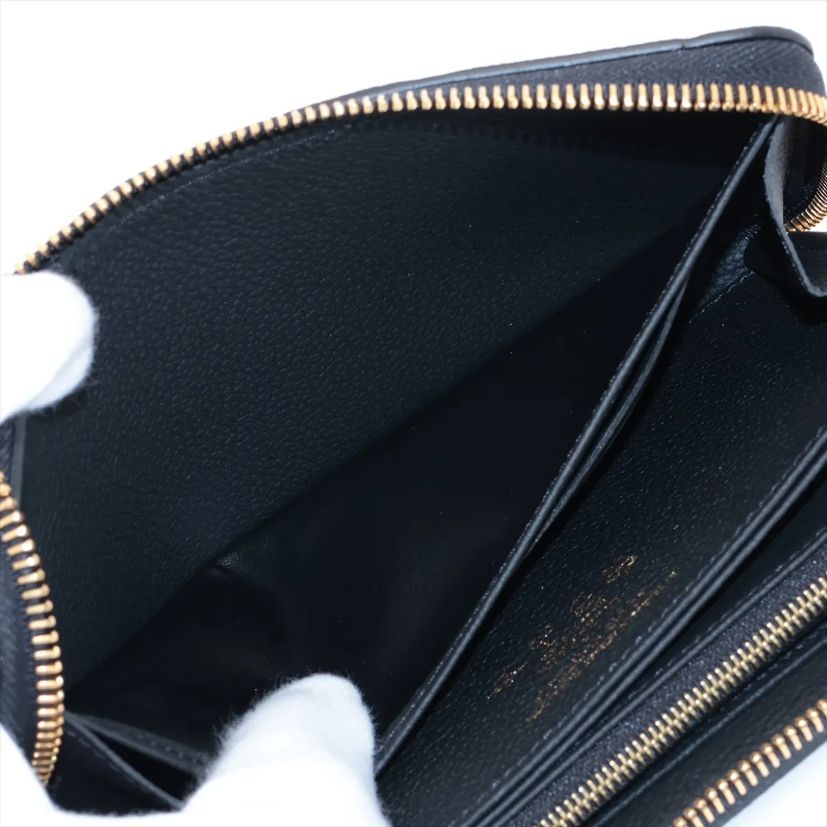 LV x TM Zippy Wallet M14160 Noir Round Zip Wallet (RFID detected) — view 4