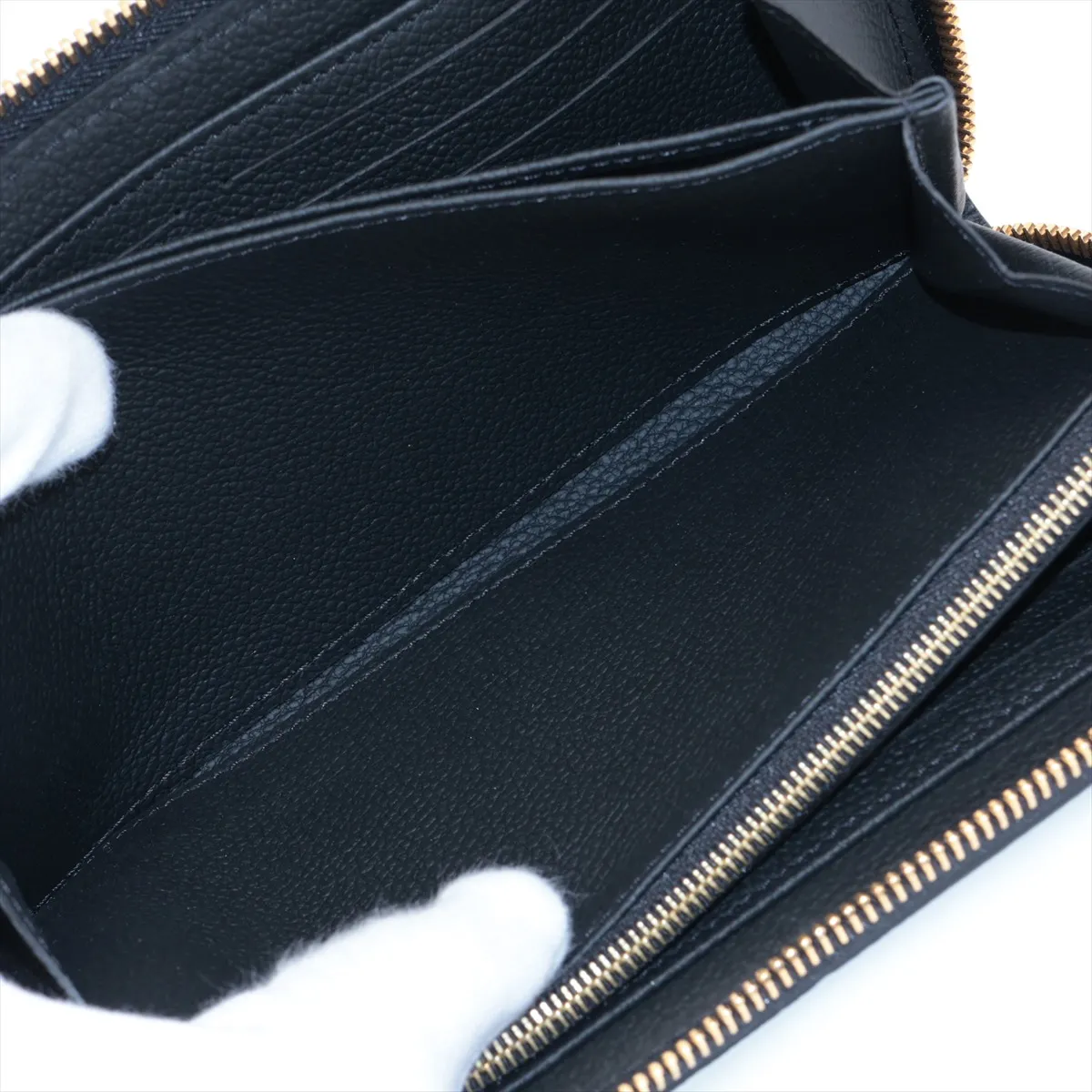 LV x TM Zippy Wallet M14160 Noir Round Zip Wallet (RFID detected) — view 7