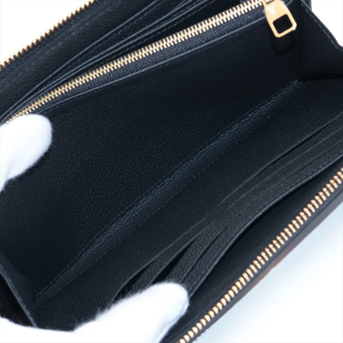 LV x TM Zippy Wallet M14160 Noir Round Zip Wallet (RFID detected) — view 8
