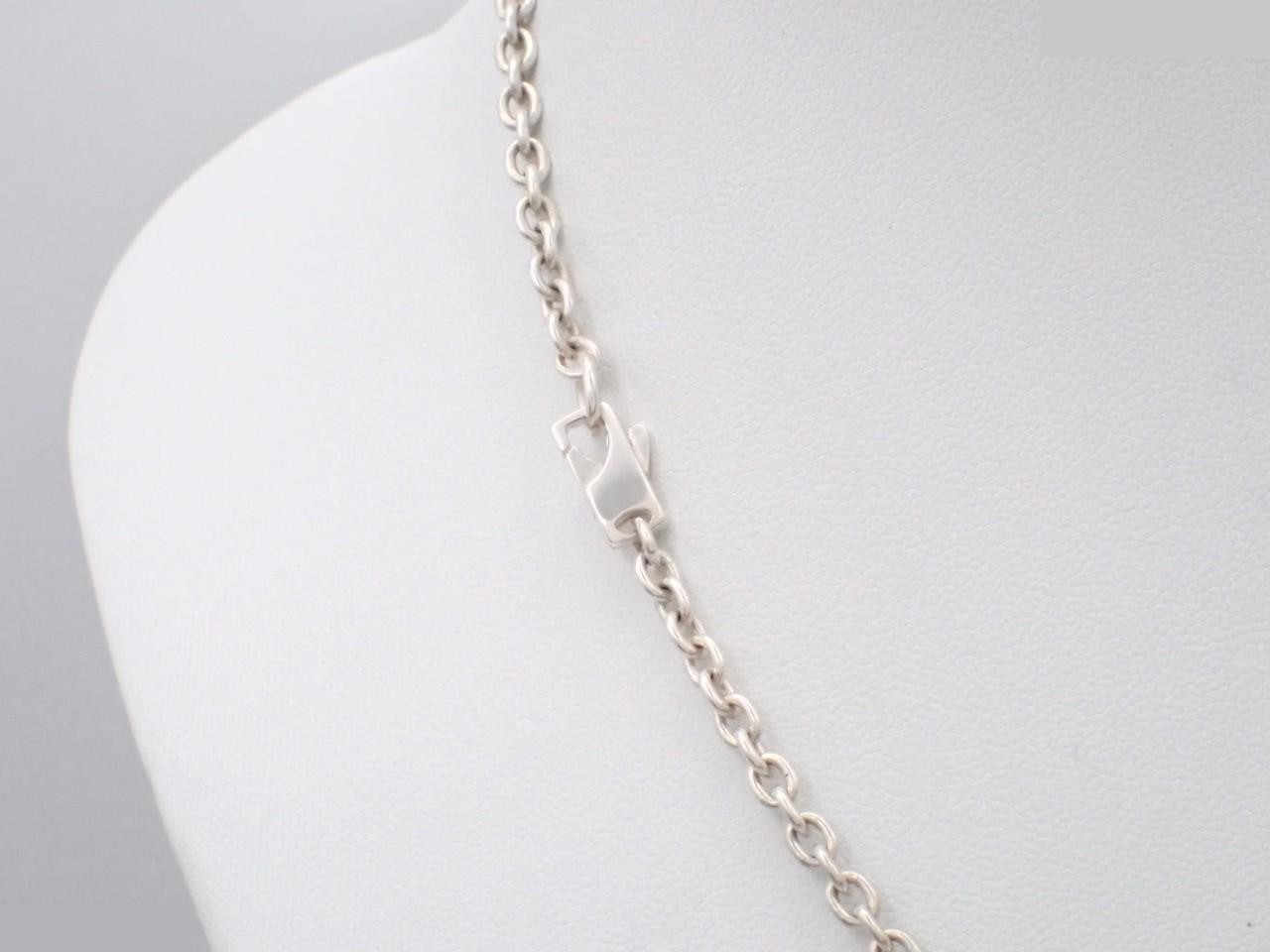 G Necklace, 925 Sterling Silver, 19.4g, Chain approx. 45cm — view 2