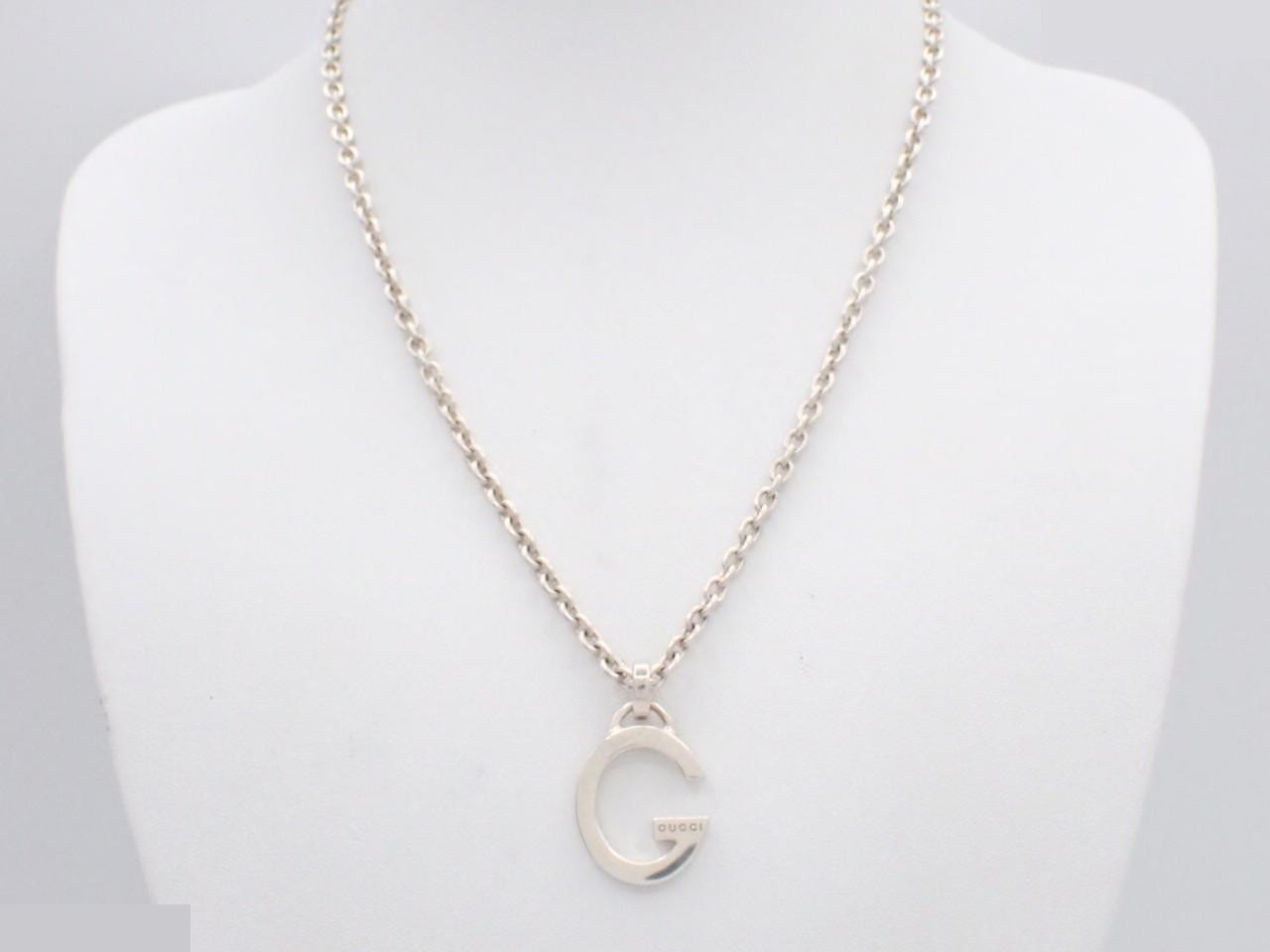 G Necklace, 925 Sterling Silver, 19.4g, Chain approx. 45cm — view 3