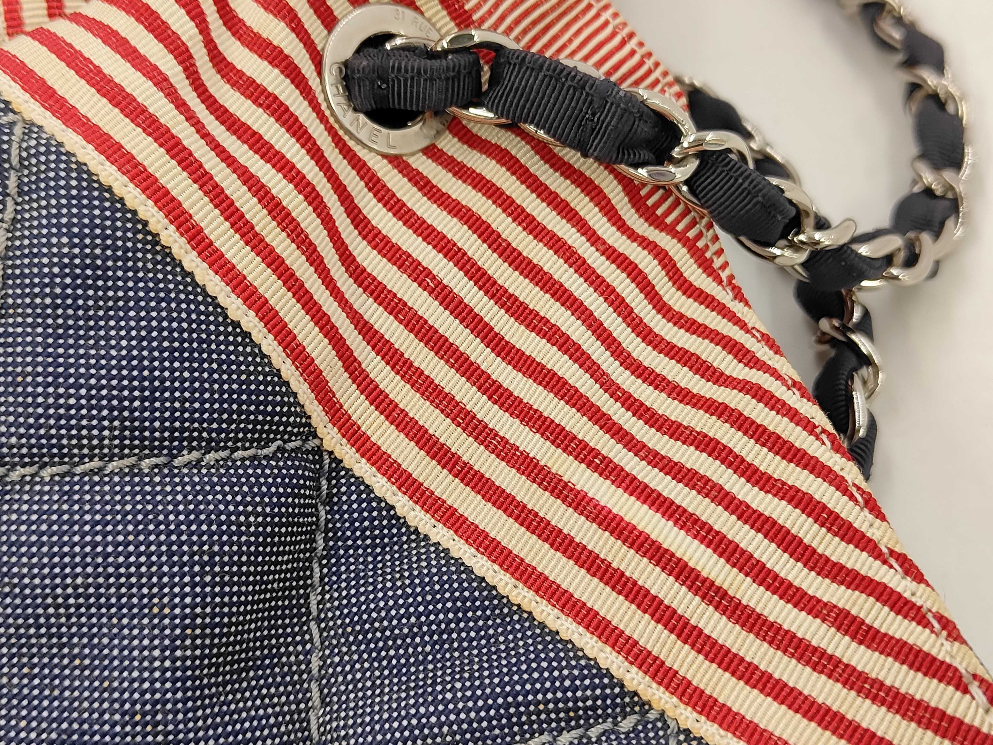 denim tote bag with Coco Mark — view 11