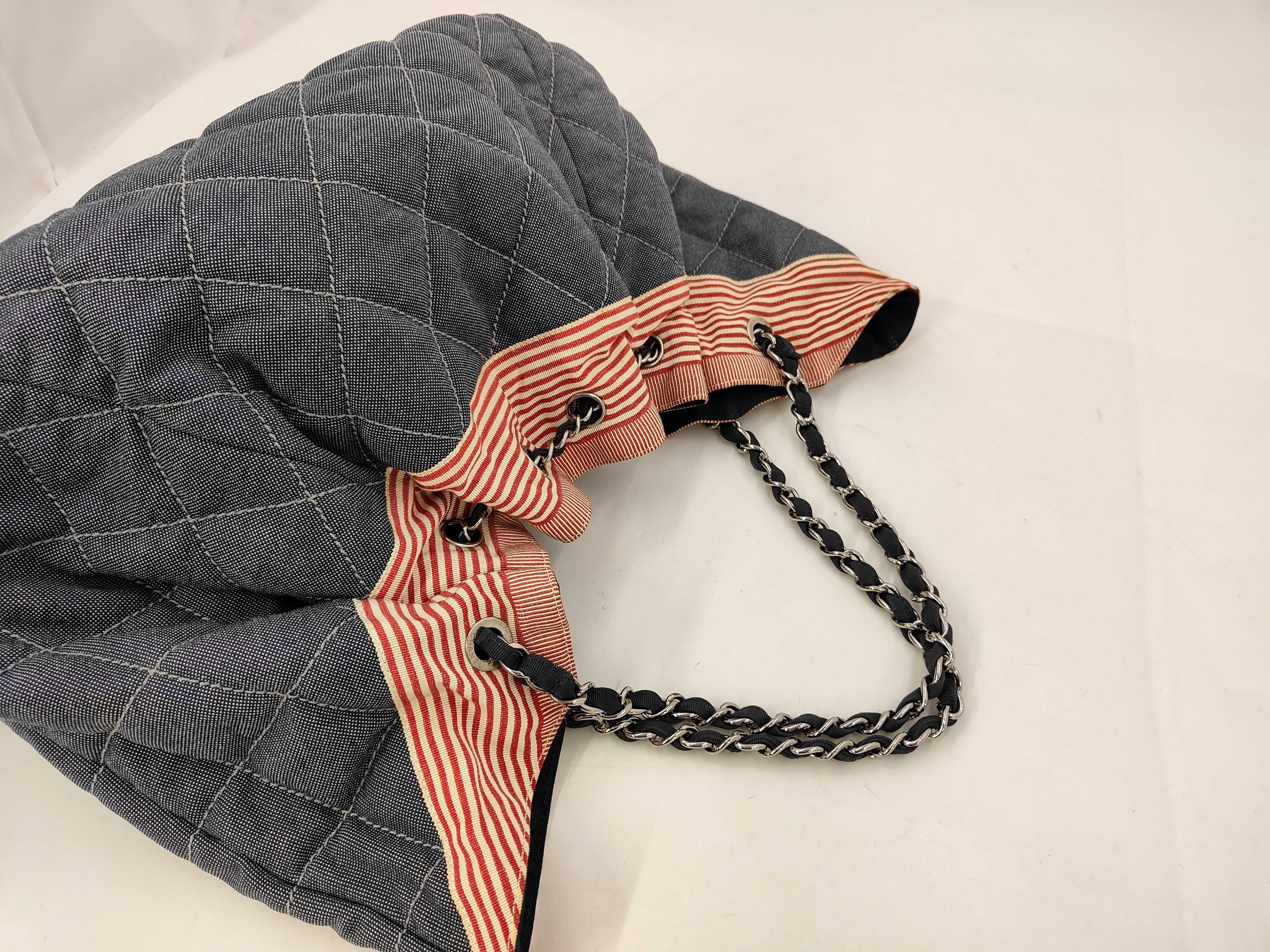 denim tote bag with Coco Mark — view 5
