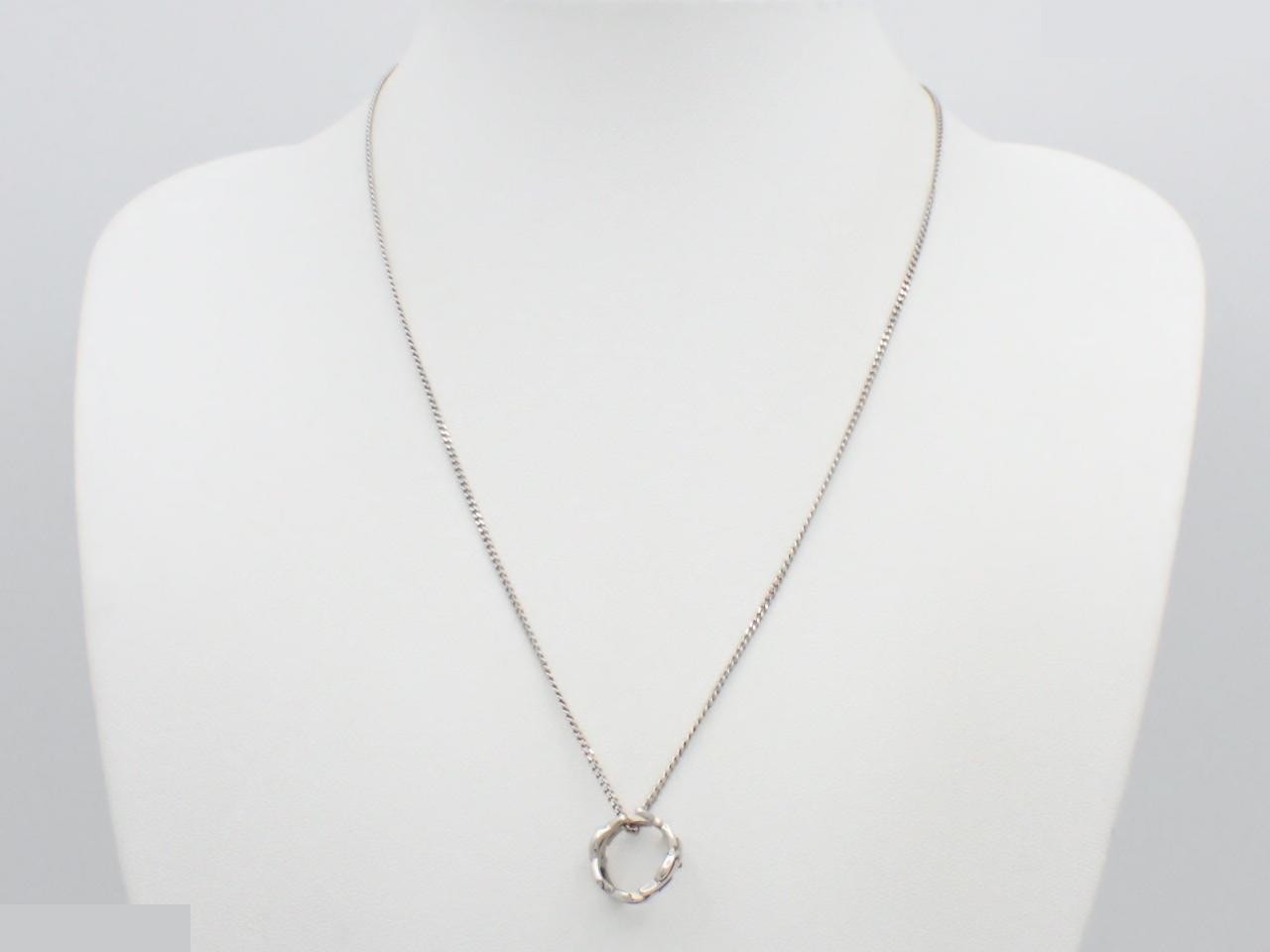 Cassandra Ring Necklace, Metal, Chain approx. 46cm — view 3