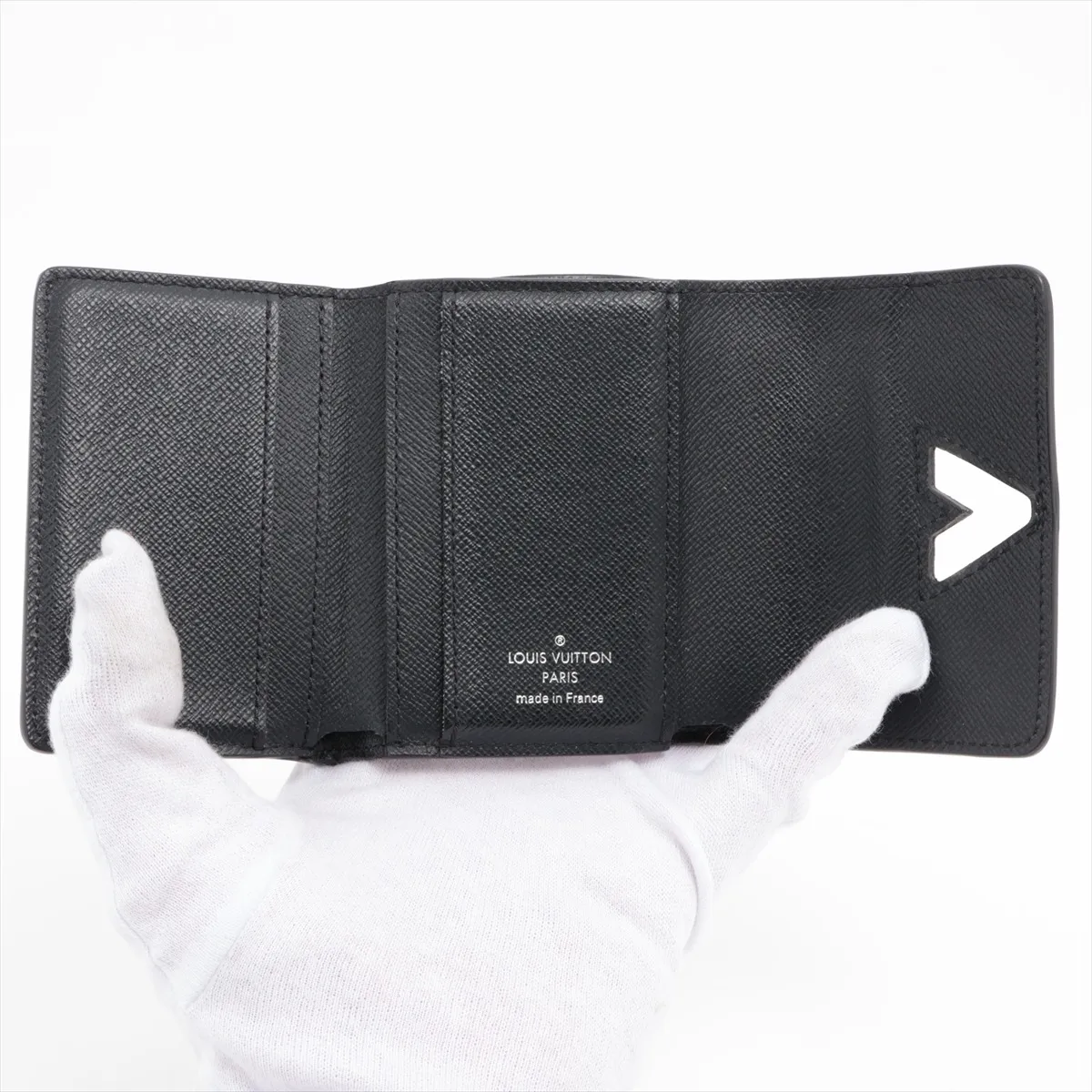 Epi Portefeuille Twist Compact XS M63322 Noir Compact Wallet with RFID response — view 4