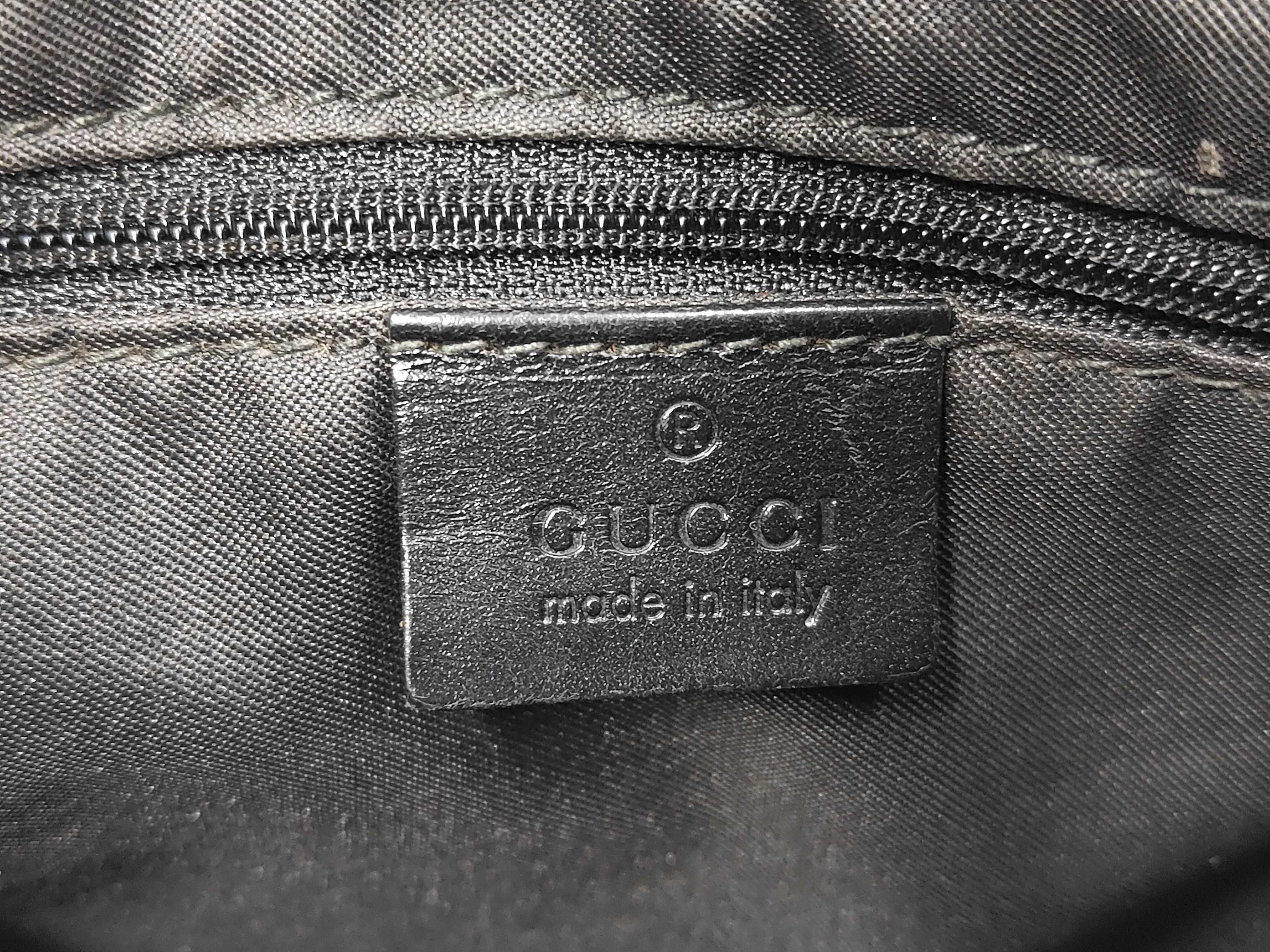 GG One-Shoulder Bag, Handbag, Suede, GG Pattern Shoulder Bag — view 9