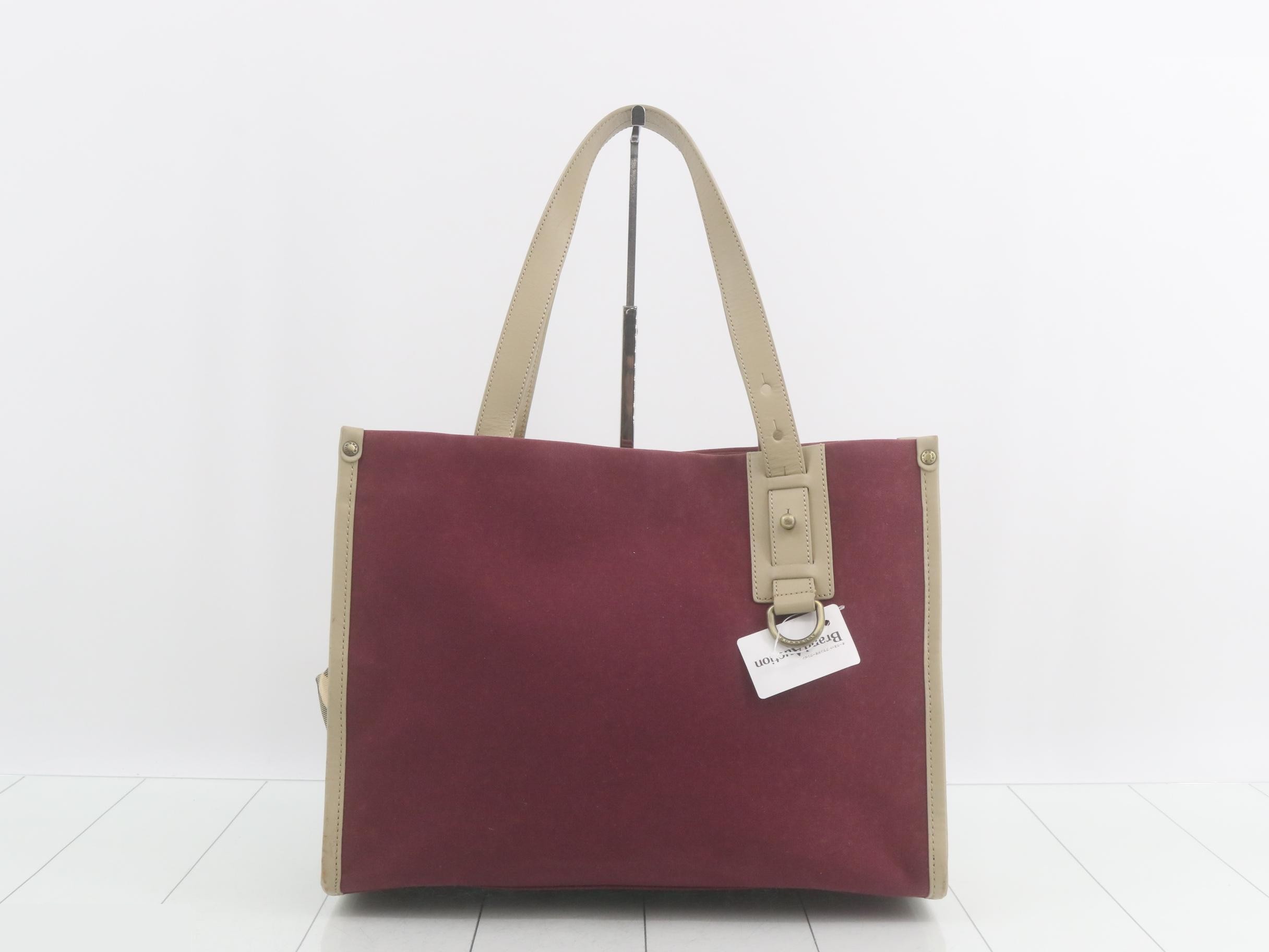 tote bag, mega check pattern — view 2