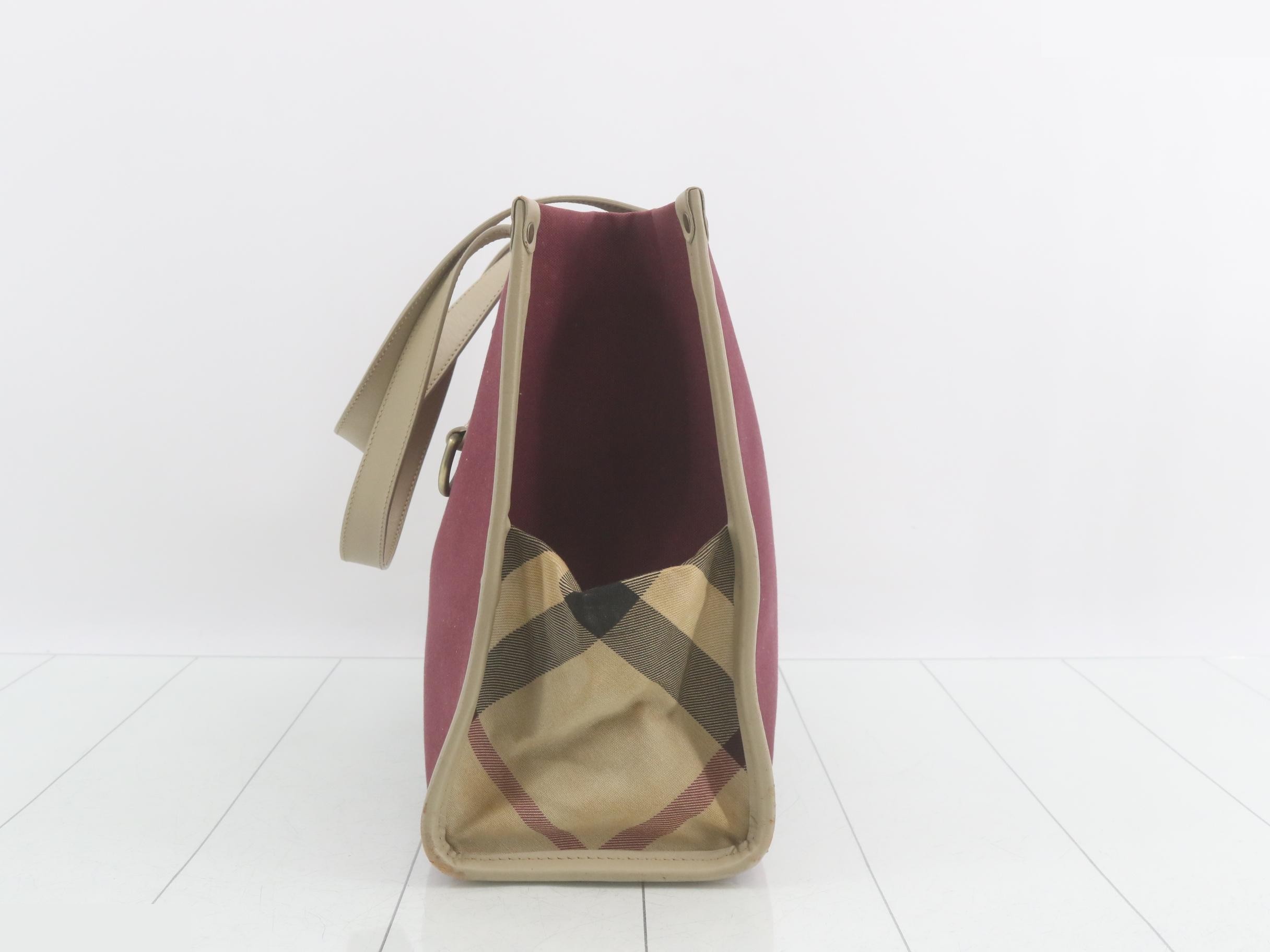 tote bag, mega check pattern — view 3