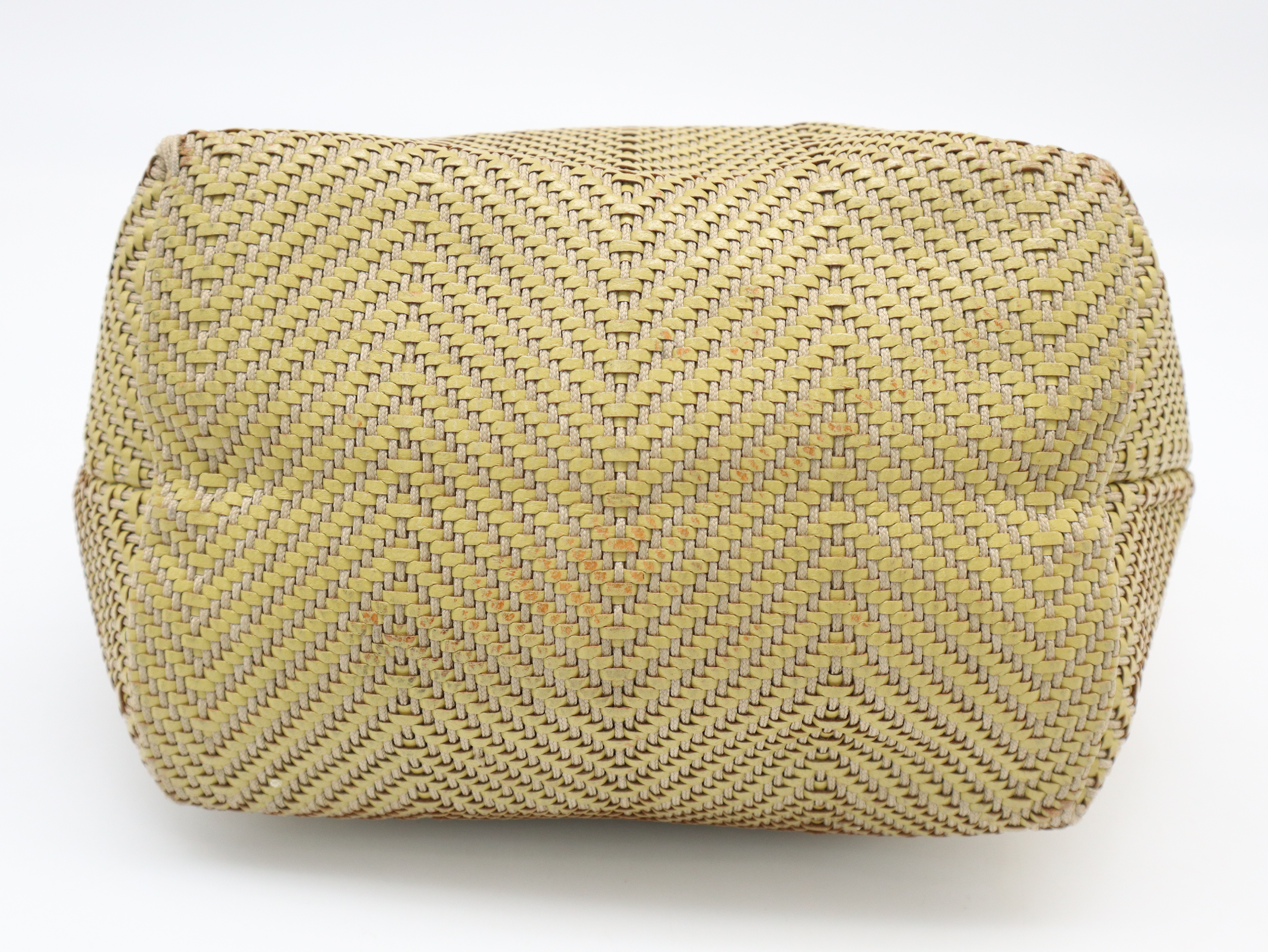 Cabas Chennai PM Handbag, Leather, Yellow — view 5