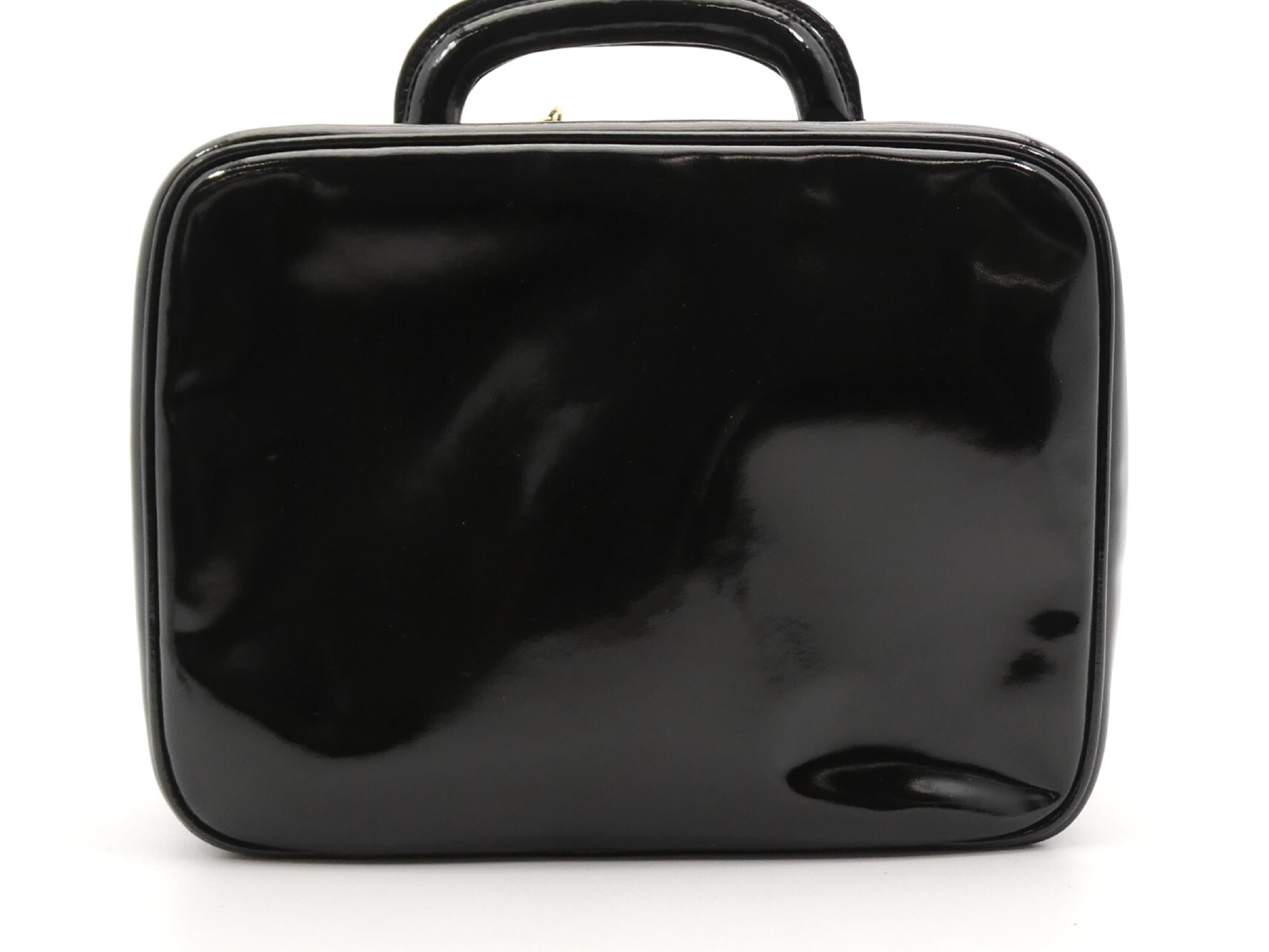Large Coco Mark Enamel Vanity Bag — view 2