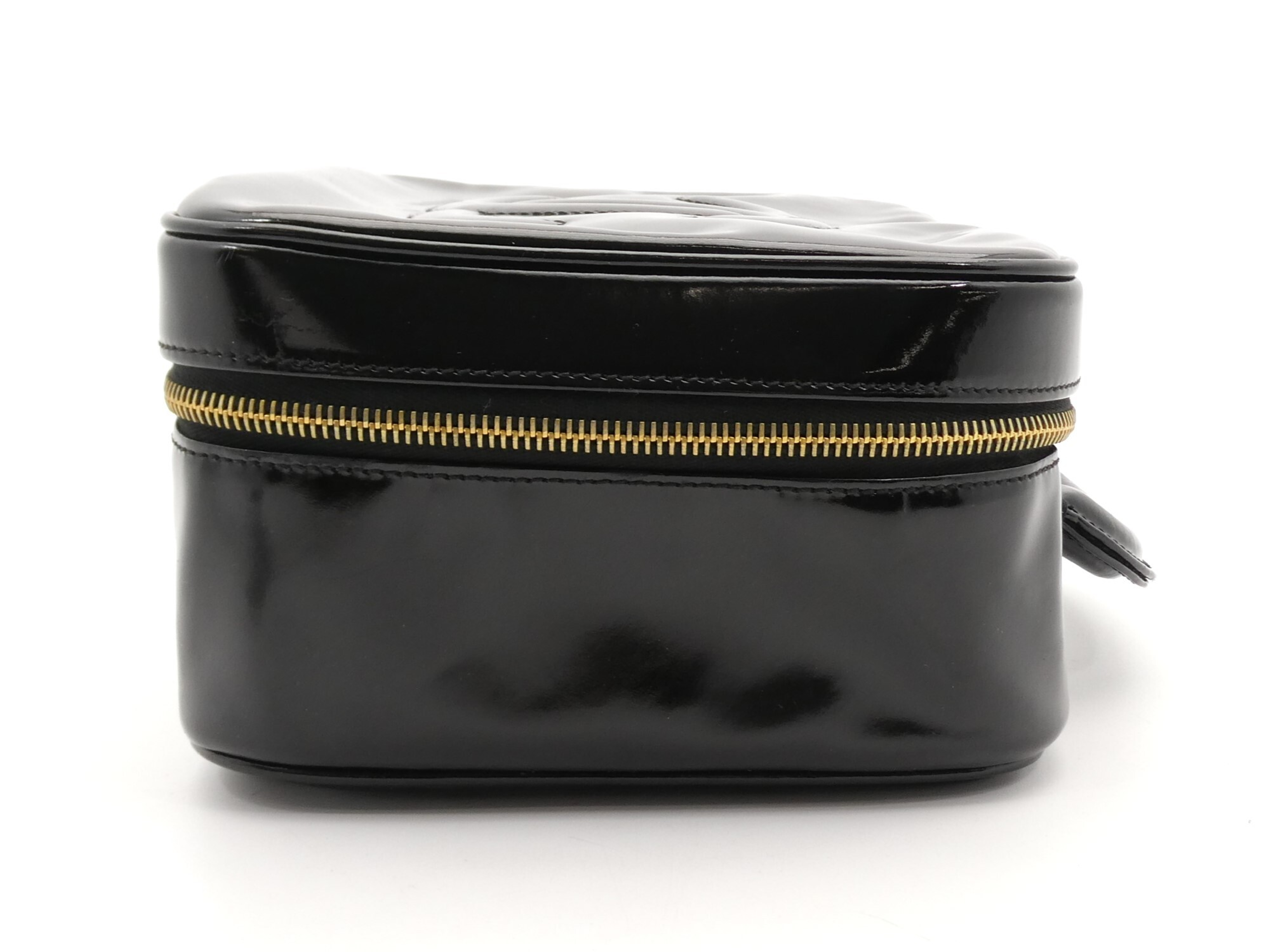 Large Coco Mark Enamel Vanity Bag — view 4