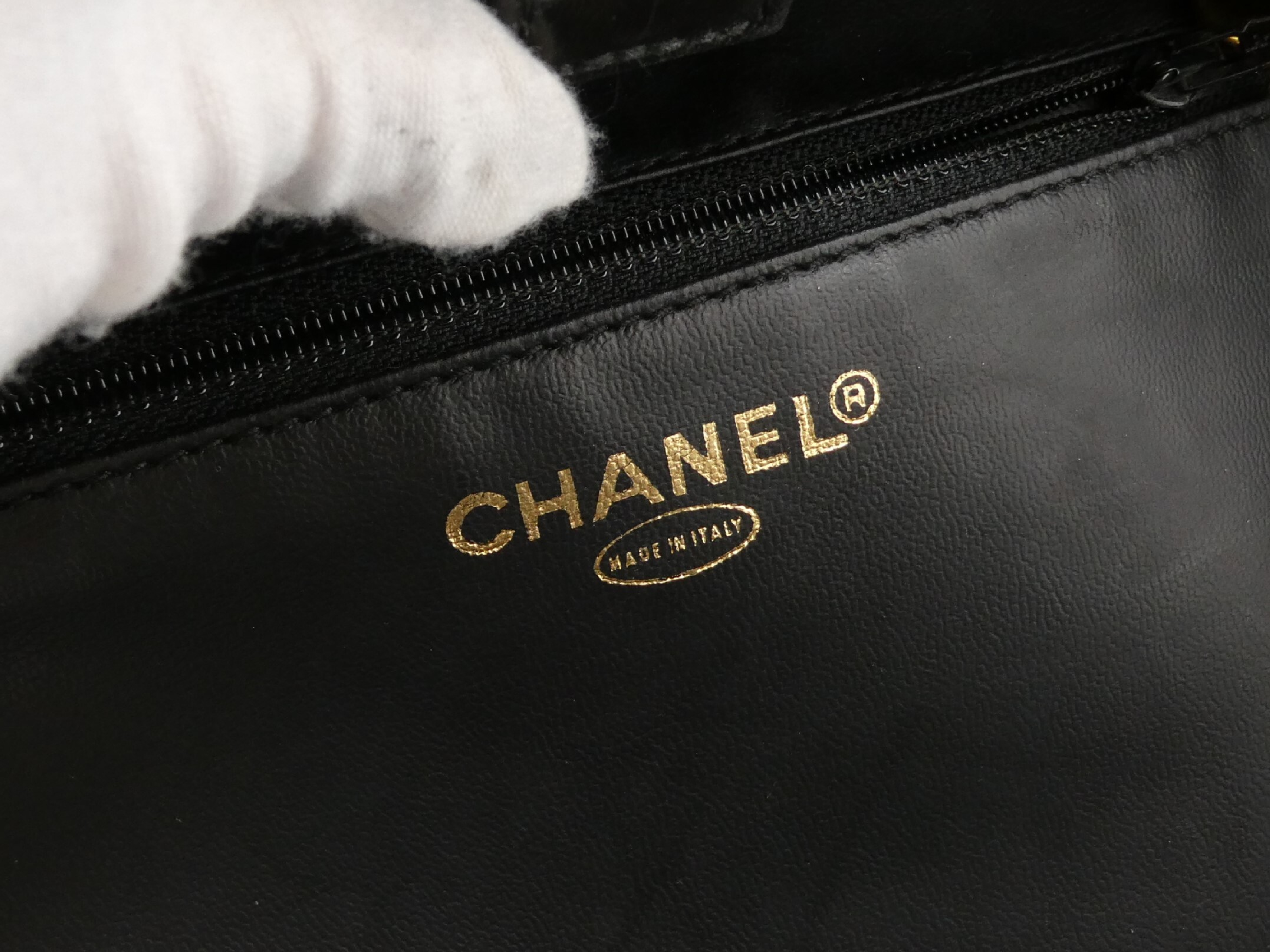 Large Coco Mark Enamel Vanity Bag — view 10