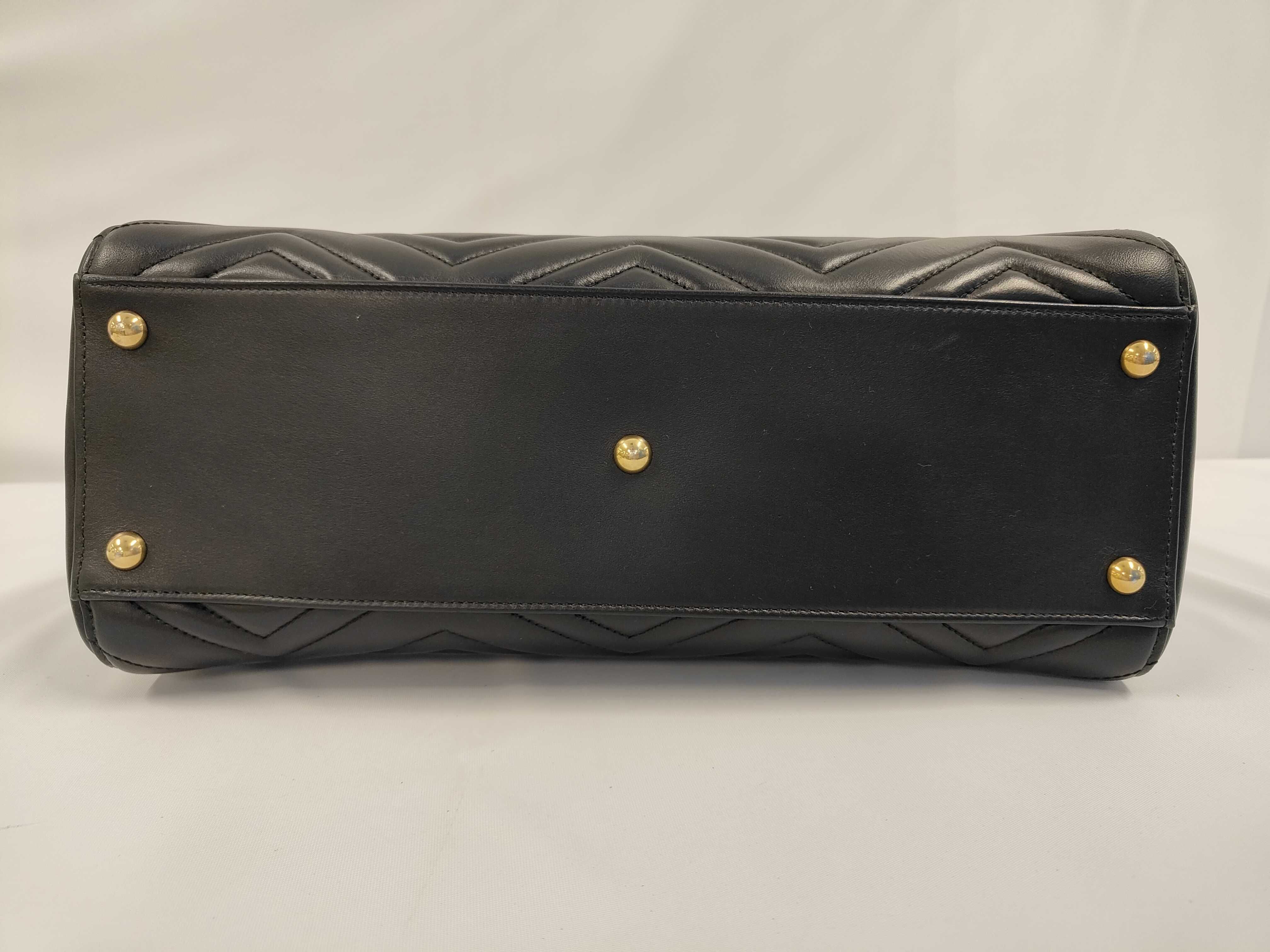 Marmont Leather Shoulder Bag — view 3