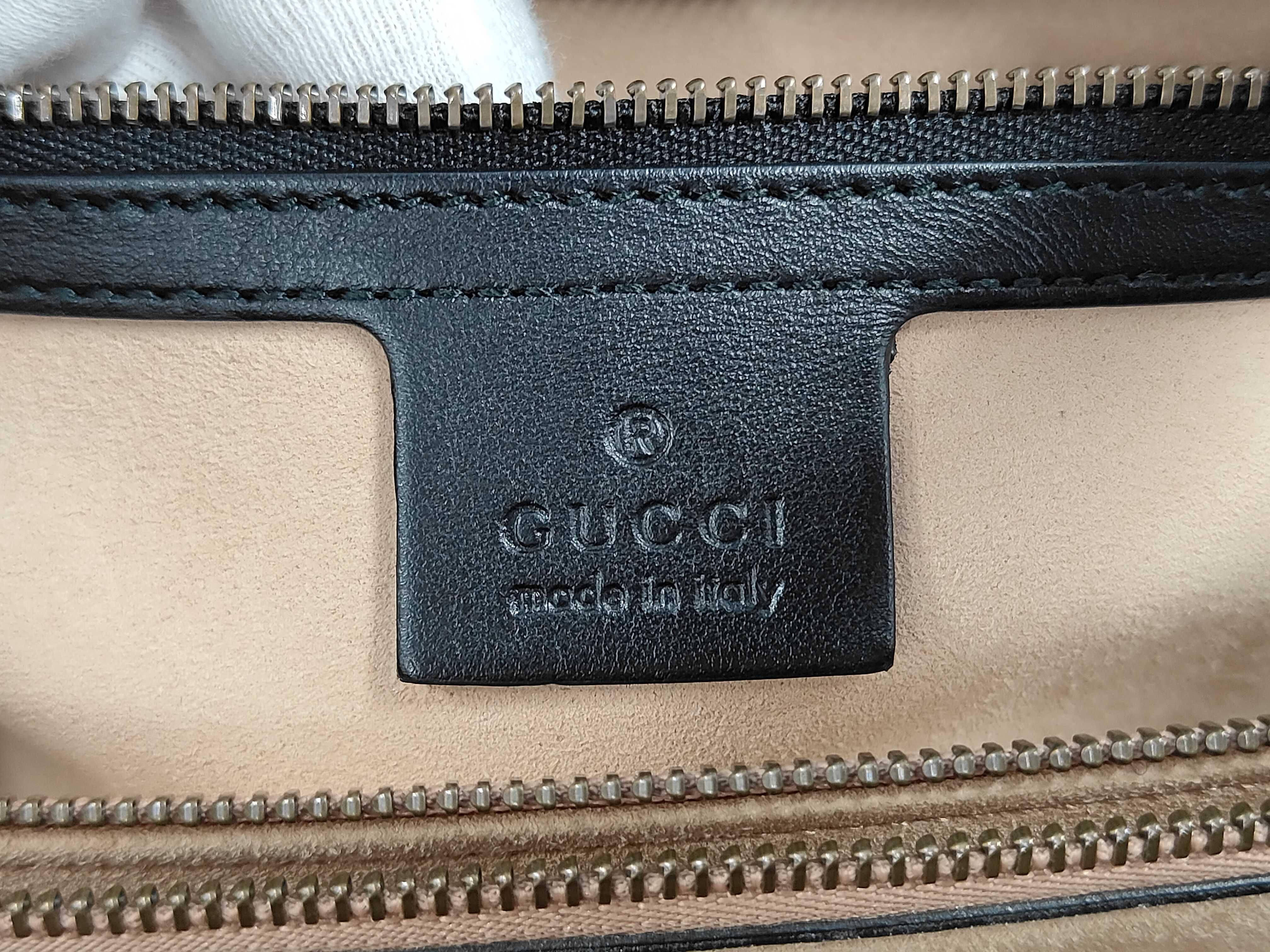 Marmont Leather Shoulder Bag — view 8