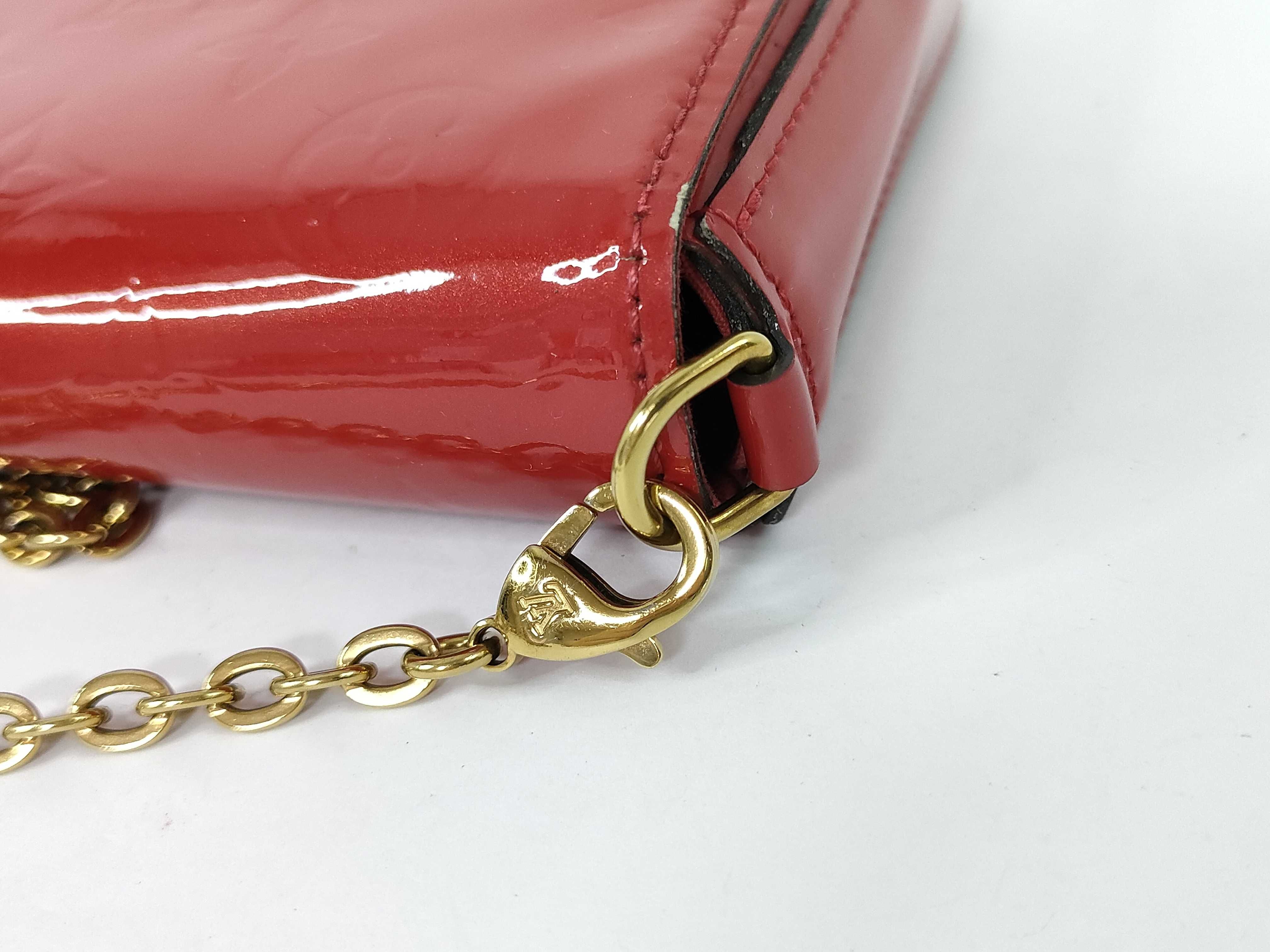 Vernis Louis Vuitton Chain Wallet Pochette Felicie Shoulder Bag — view 5