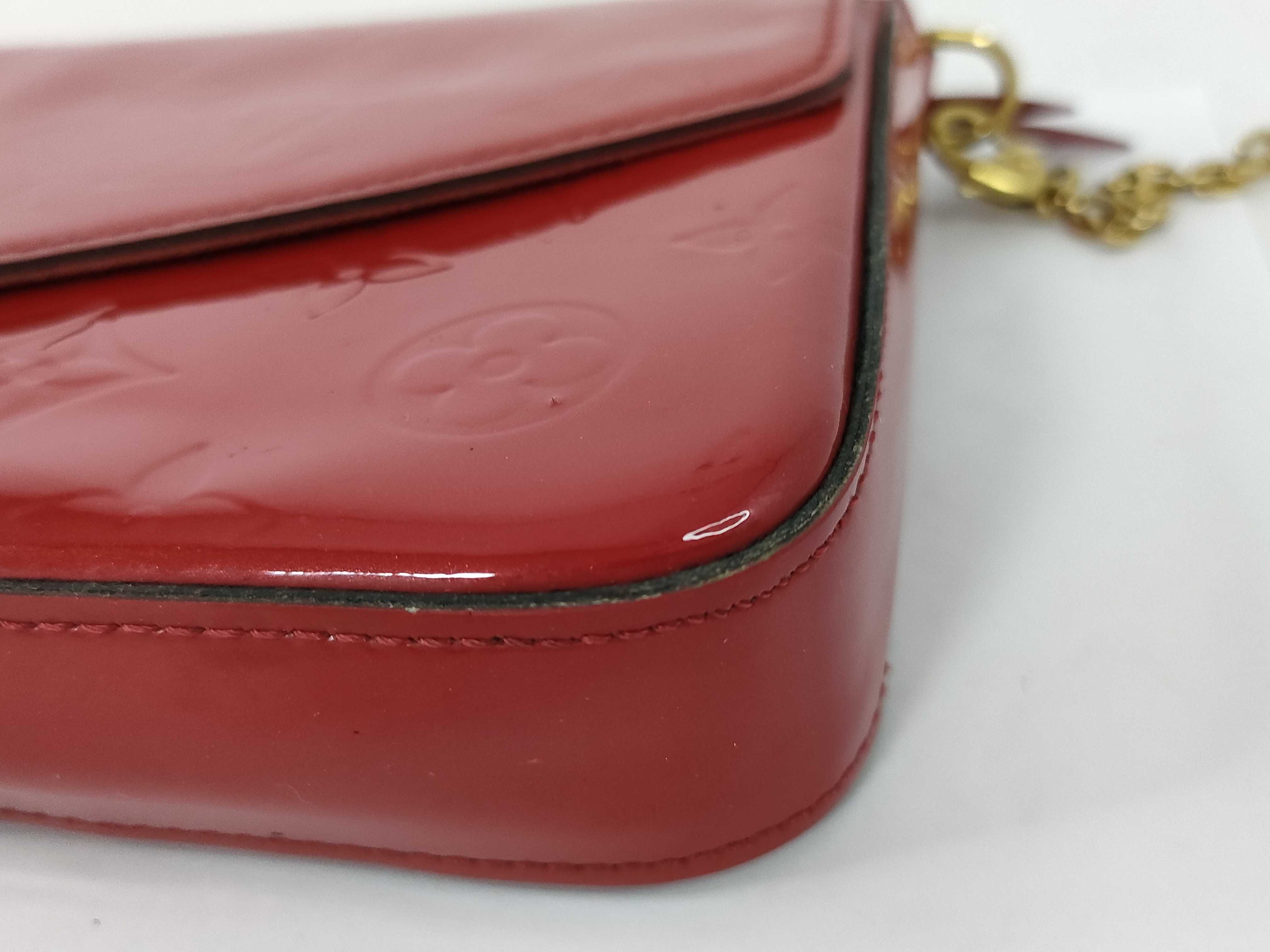 Vernis Louis Vuitton Chain Wallet Pochette Felicie Shoulder Bag — view 6