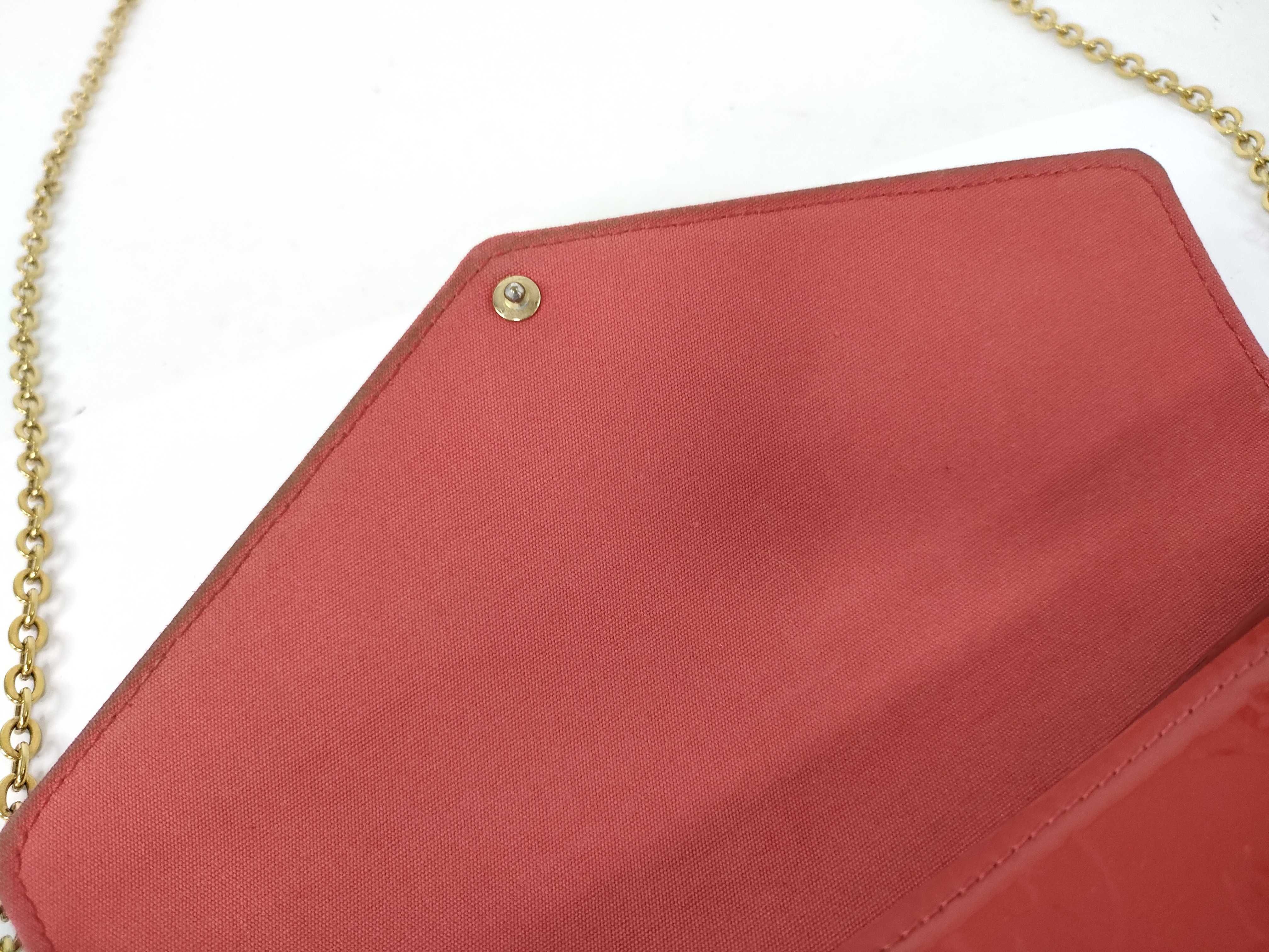 Vernis Louis Vuitton Chain Wallet Pochette Felicie Shoulder Bag — view 8