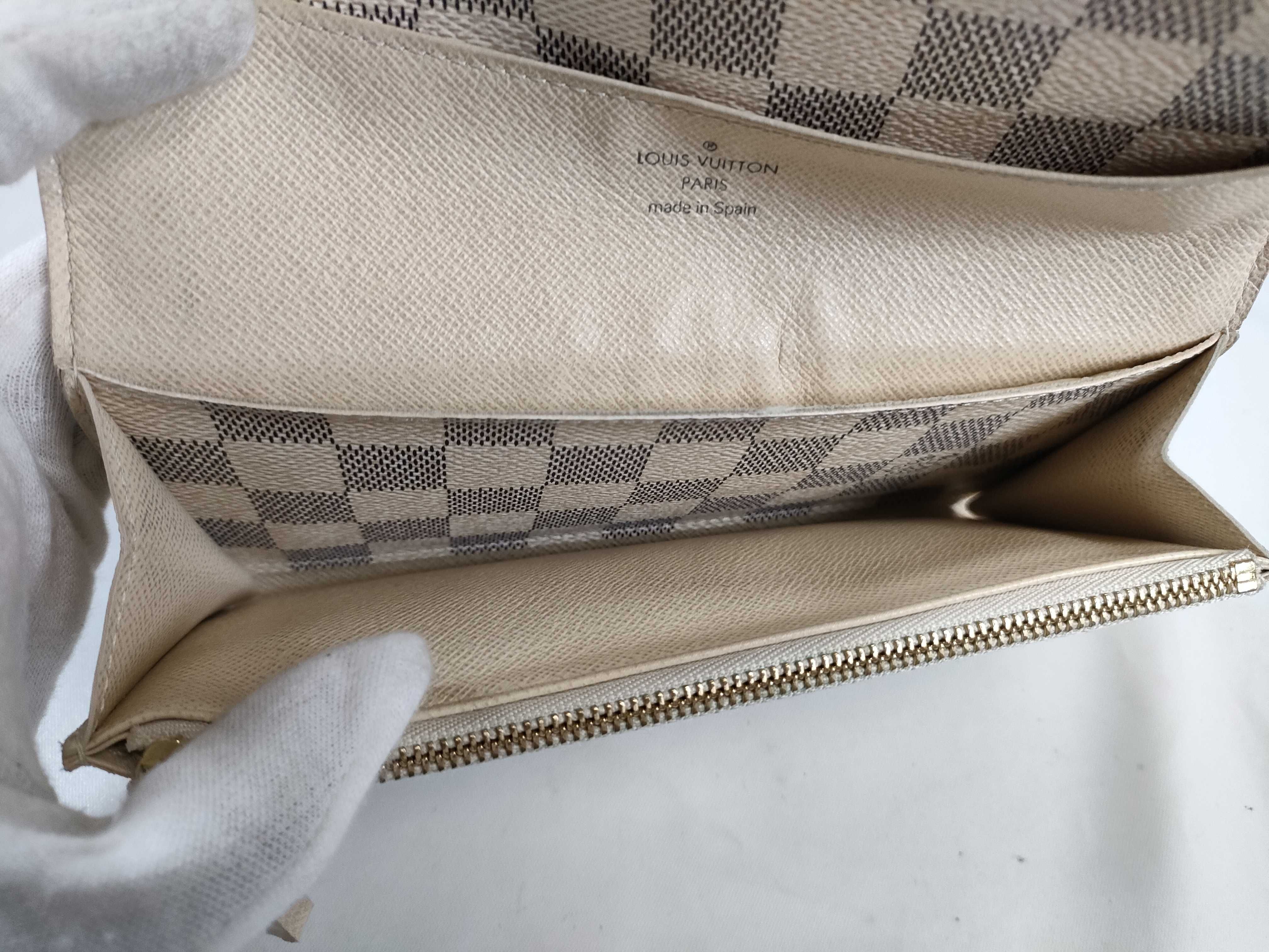 Damier Azur N41625 Portefeuille Sarah Wallet — view 12