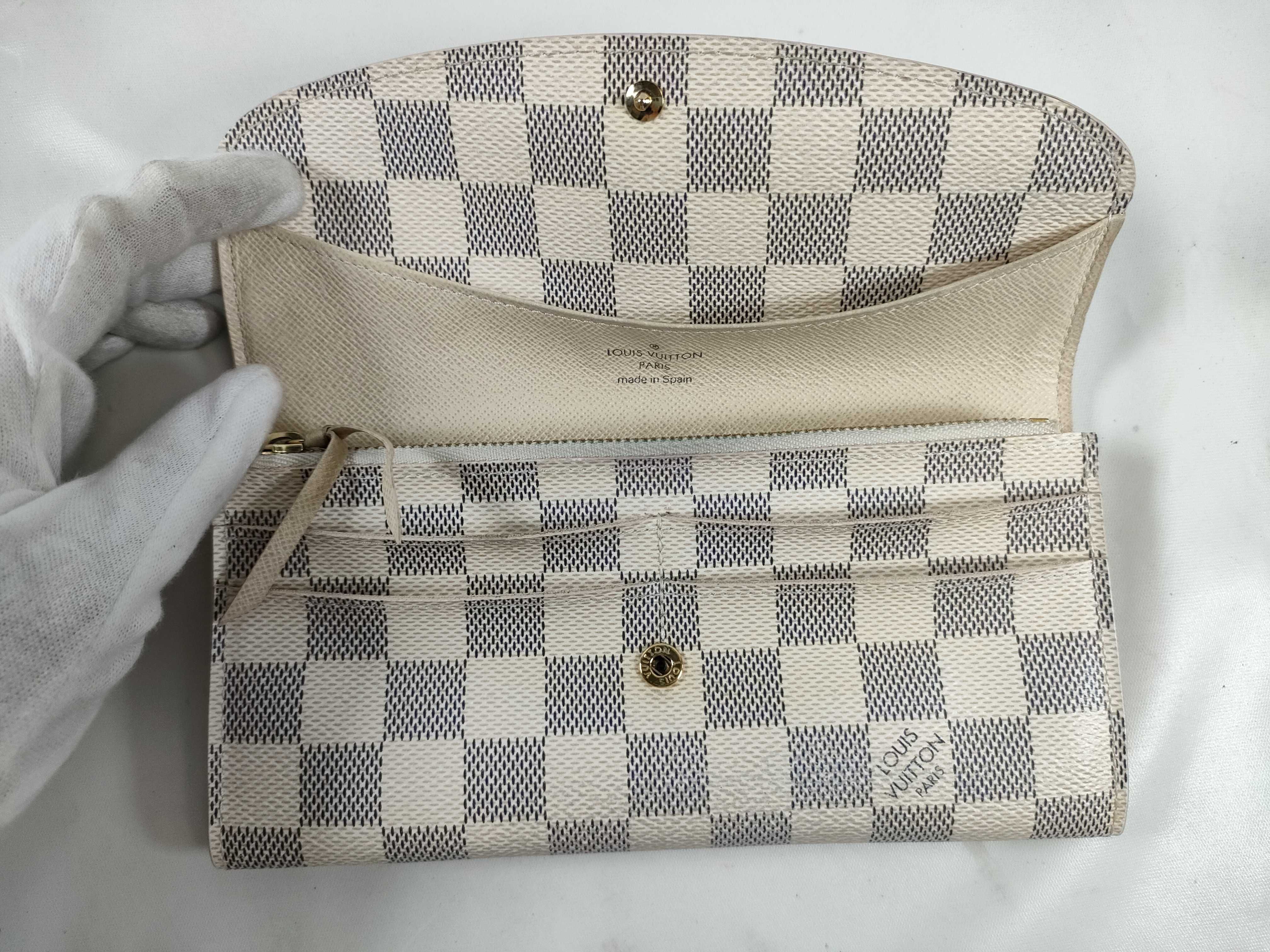 Damier Azur N41625 Portefeuille Sarah Wallet — view 9