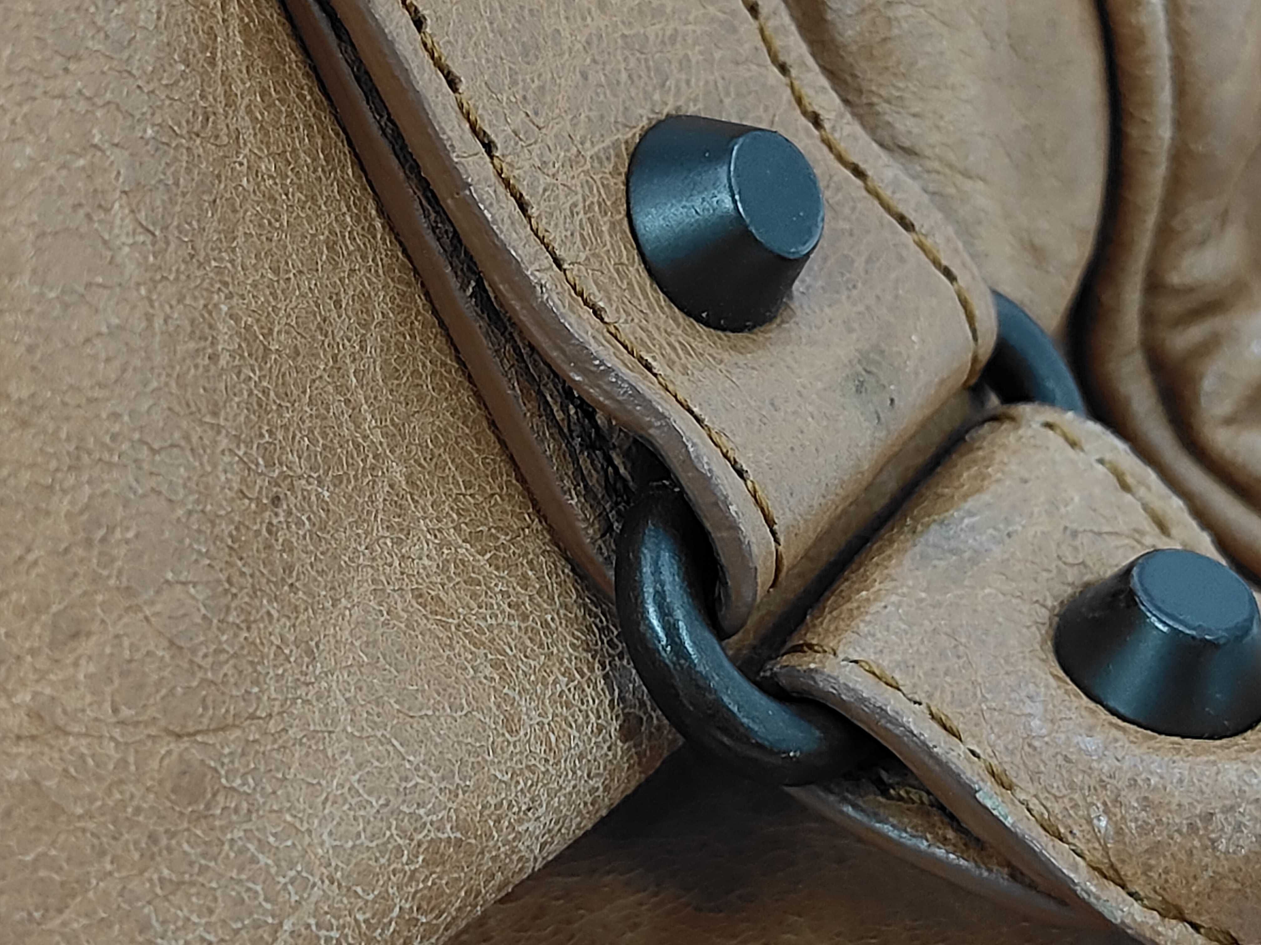 The Sunday Leather Handbag, Beige, 228750, with Mirror — view 7