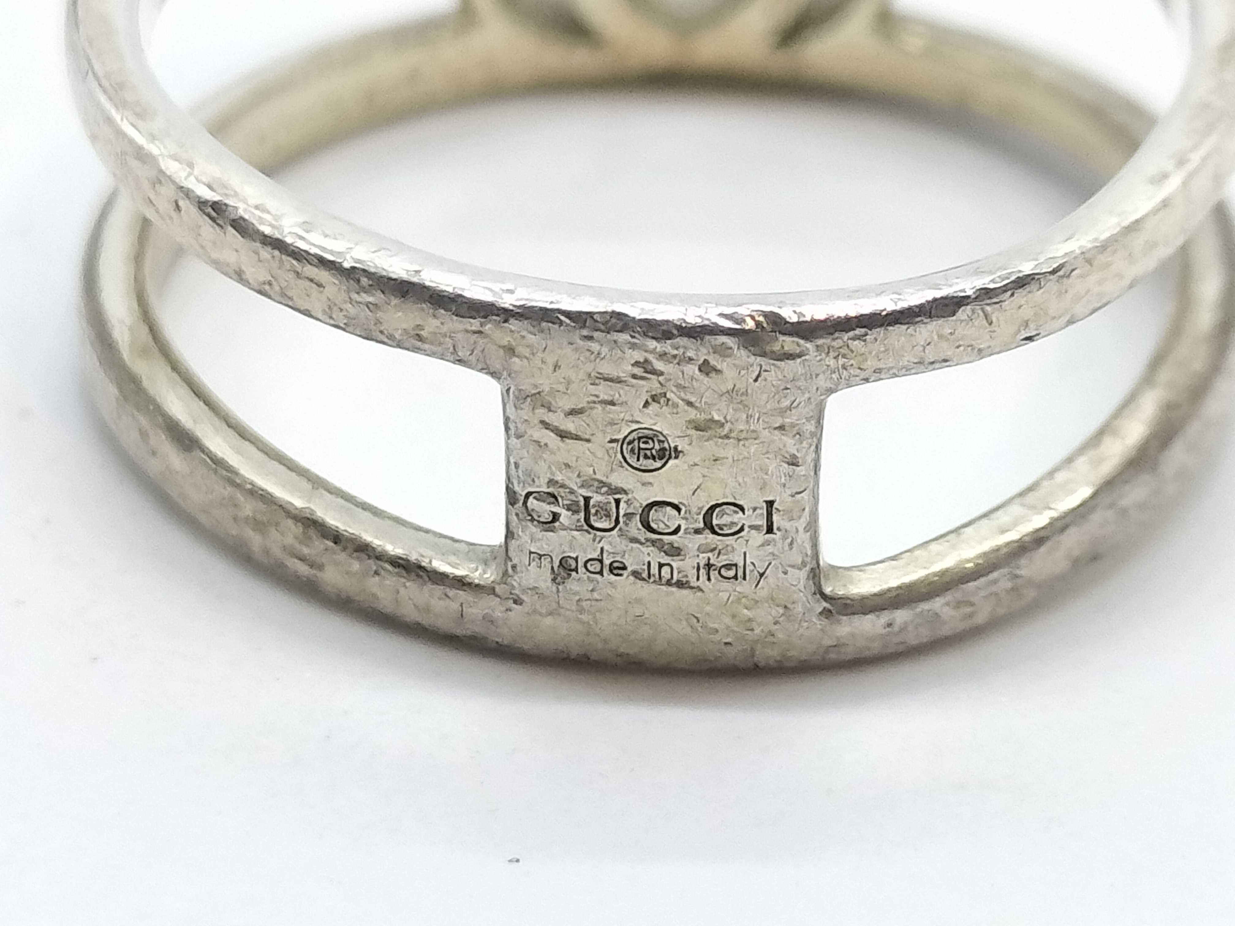 Interlocking Ring, AG925 Stamped Ring — view 4