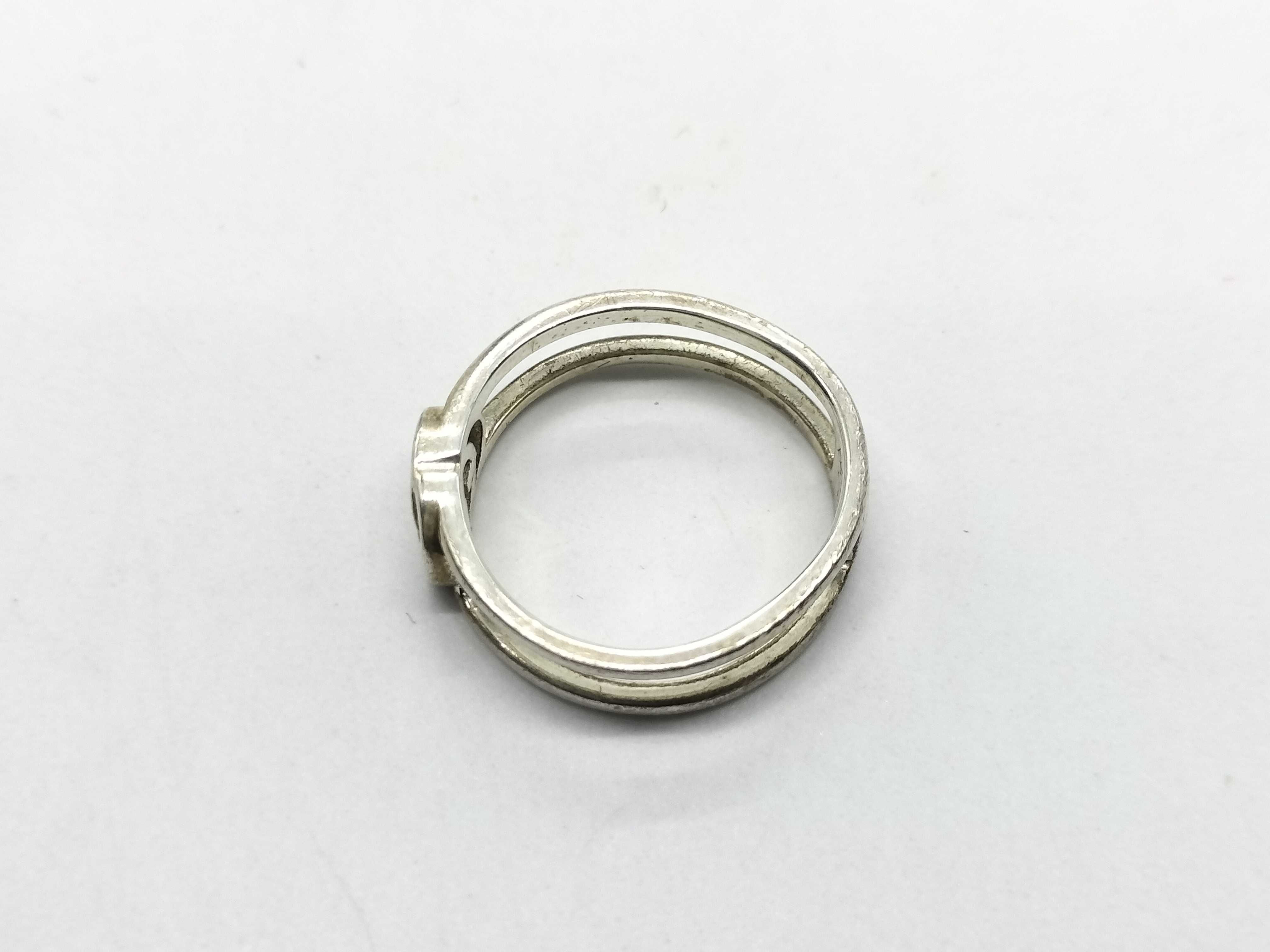 Interlocking Ring, AG925 Stamped Ring — view 6