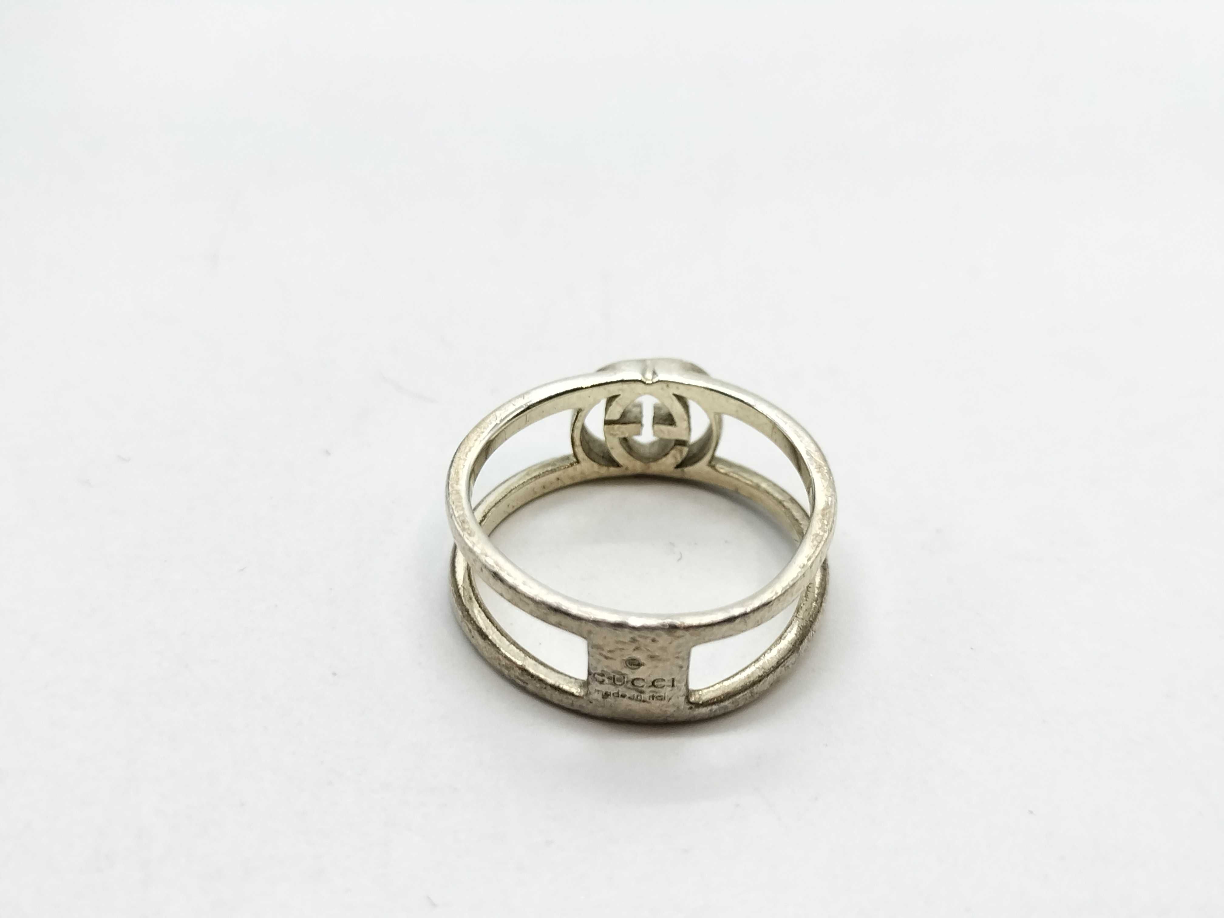 Interlocking Ring, AG925 Stamped Ring — view 7