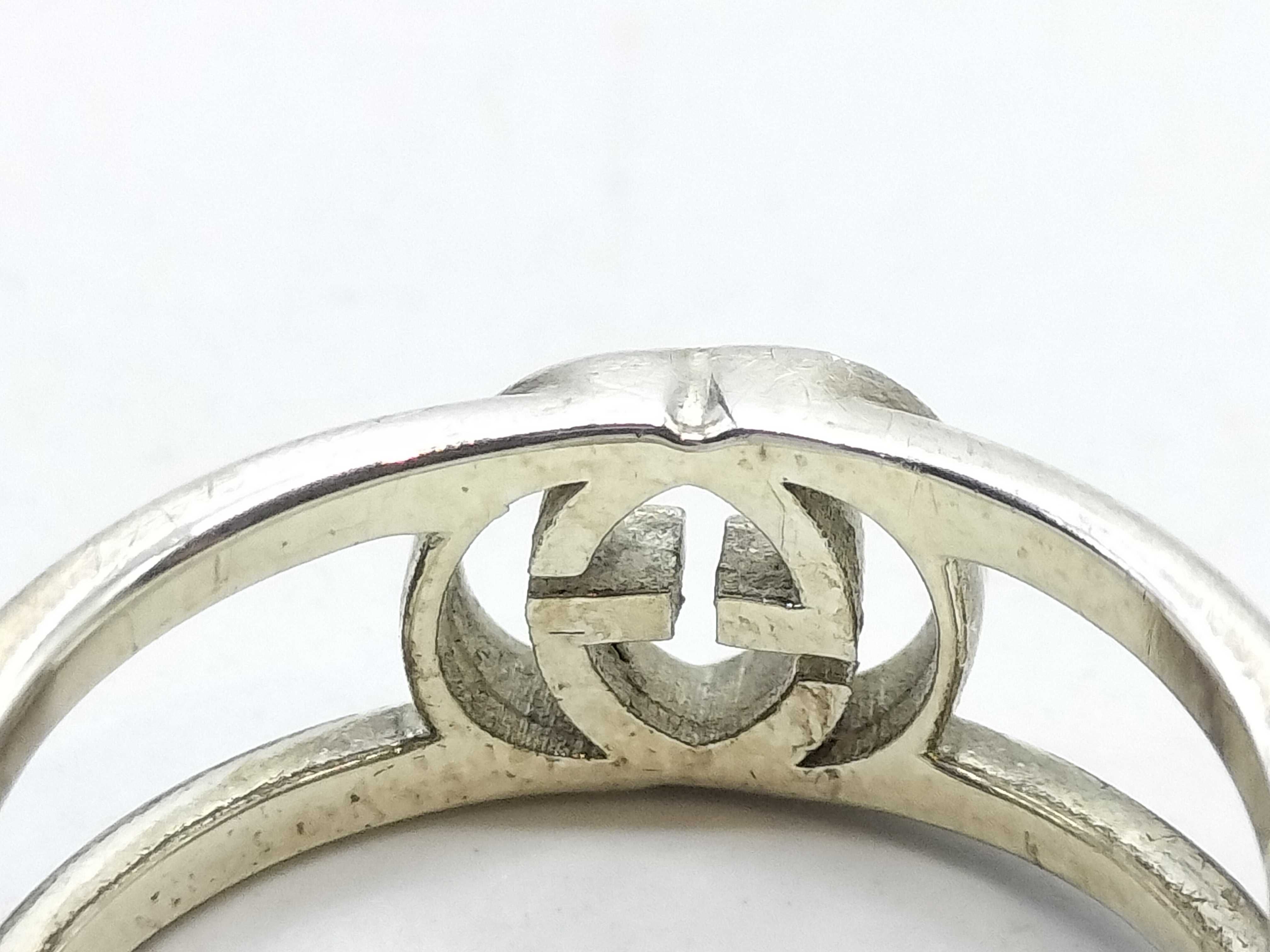 Interlocking Ring, AG925 Stamped Ring — view 8