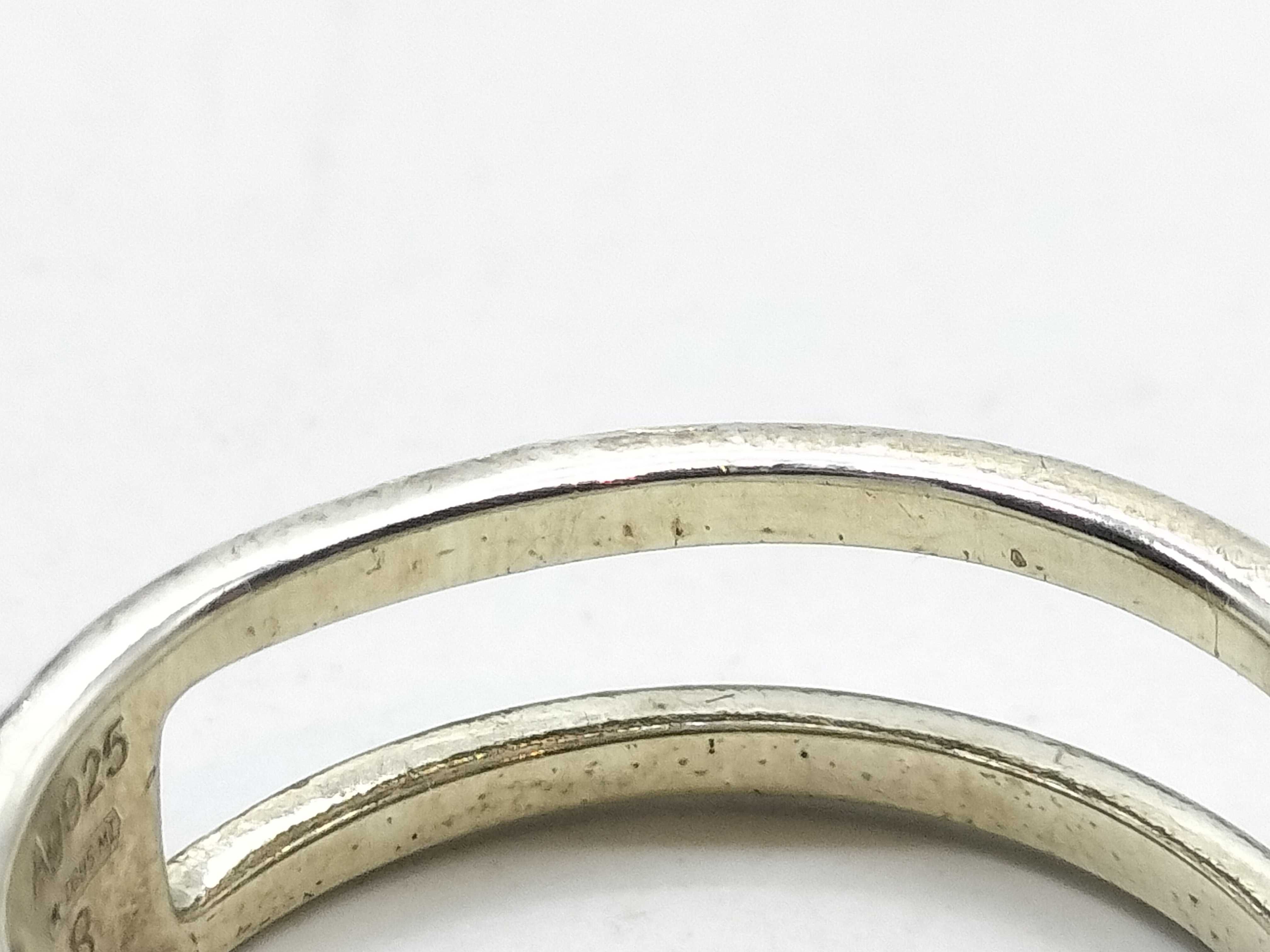 Interlocking Ring, AG925 Stamped Ring — view 9