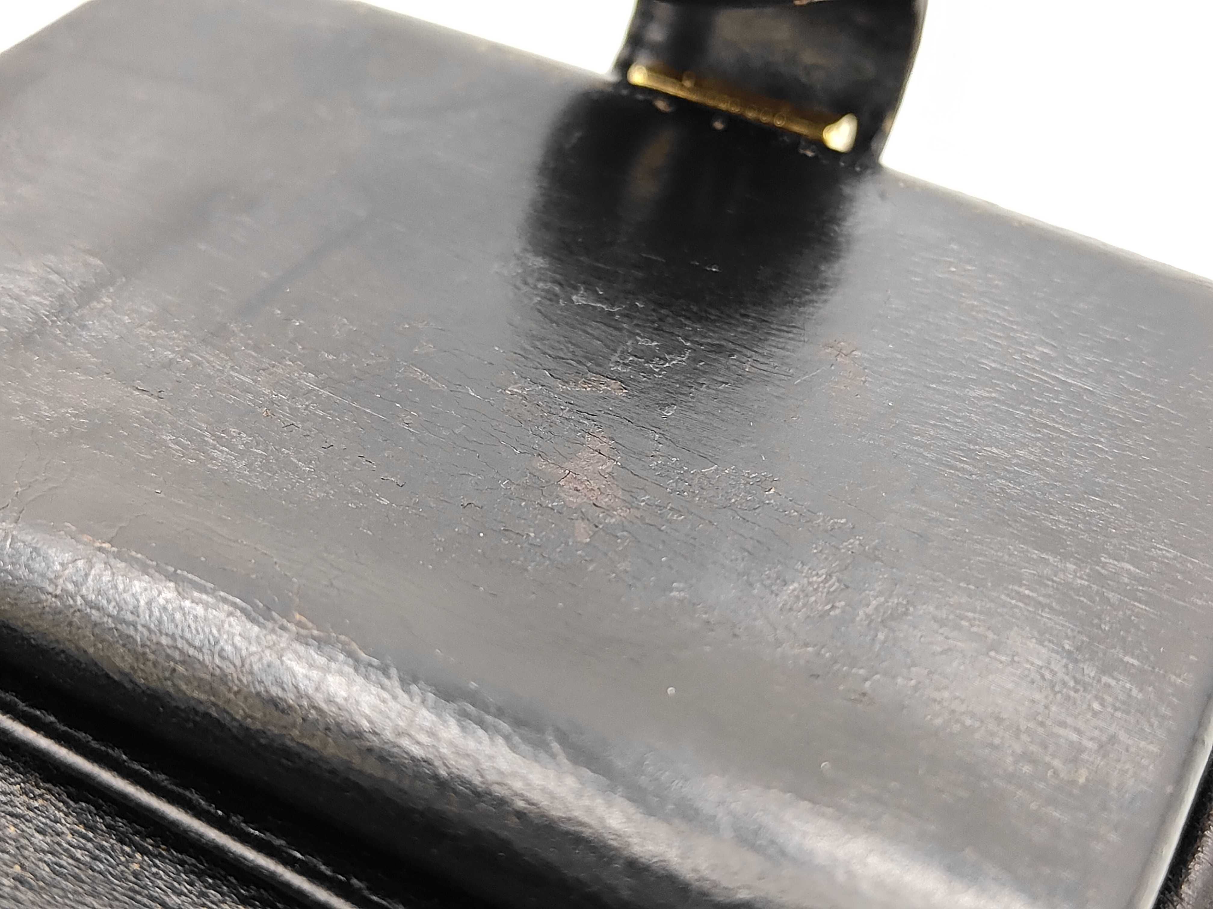 Coco Mark Caviar Leather Folding Wallet (with original seal) — view 12
