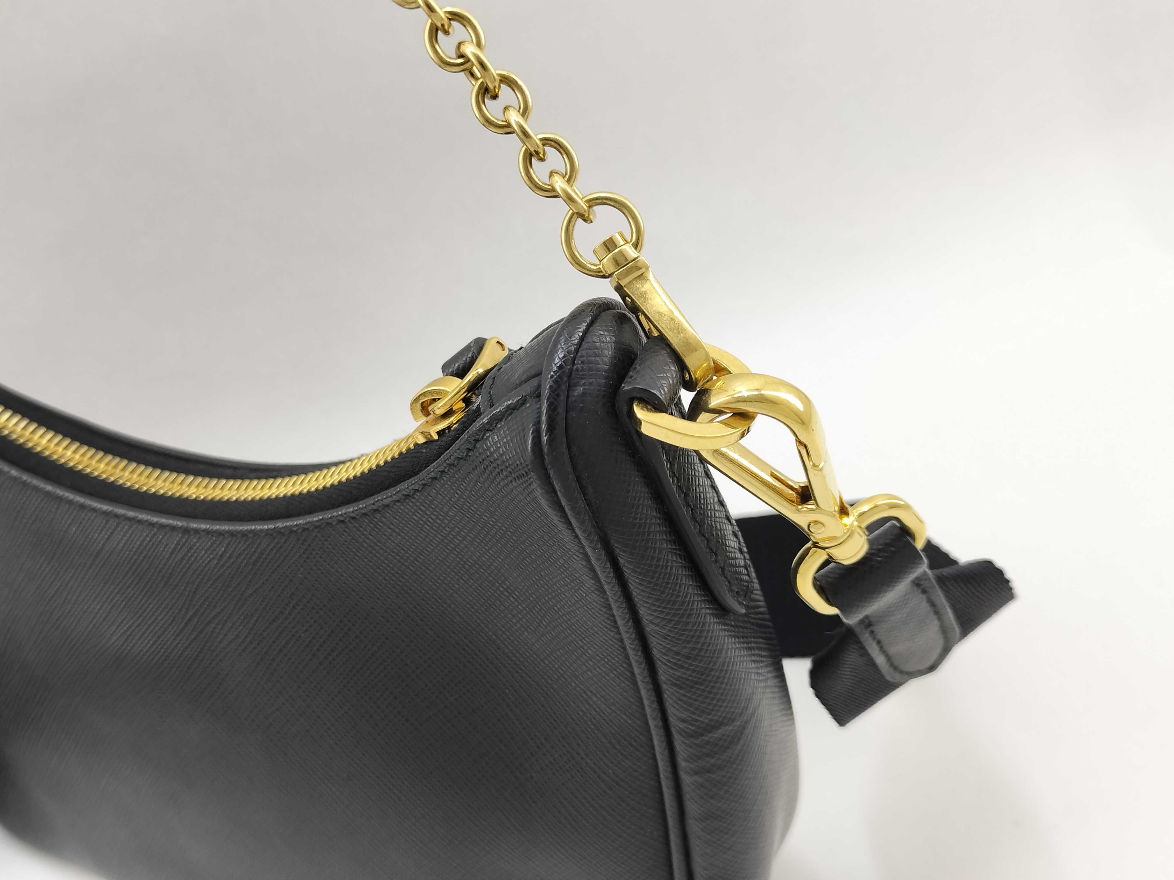 Nylon Prada Saffiano Pouch — view 3