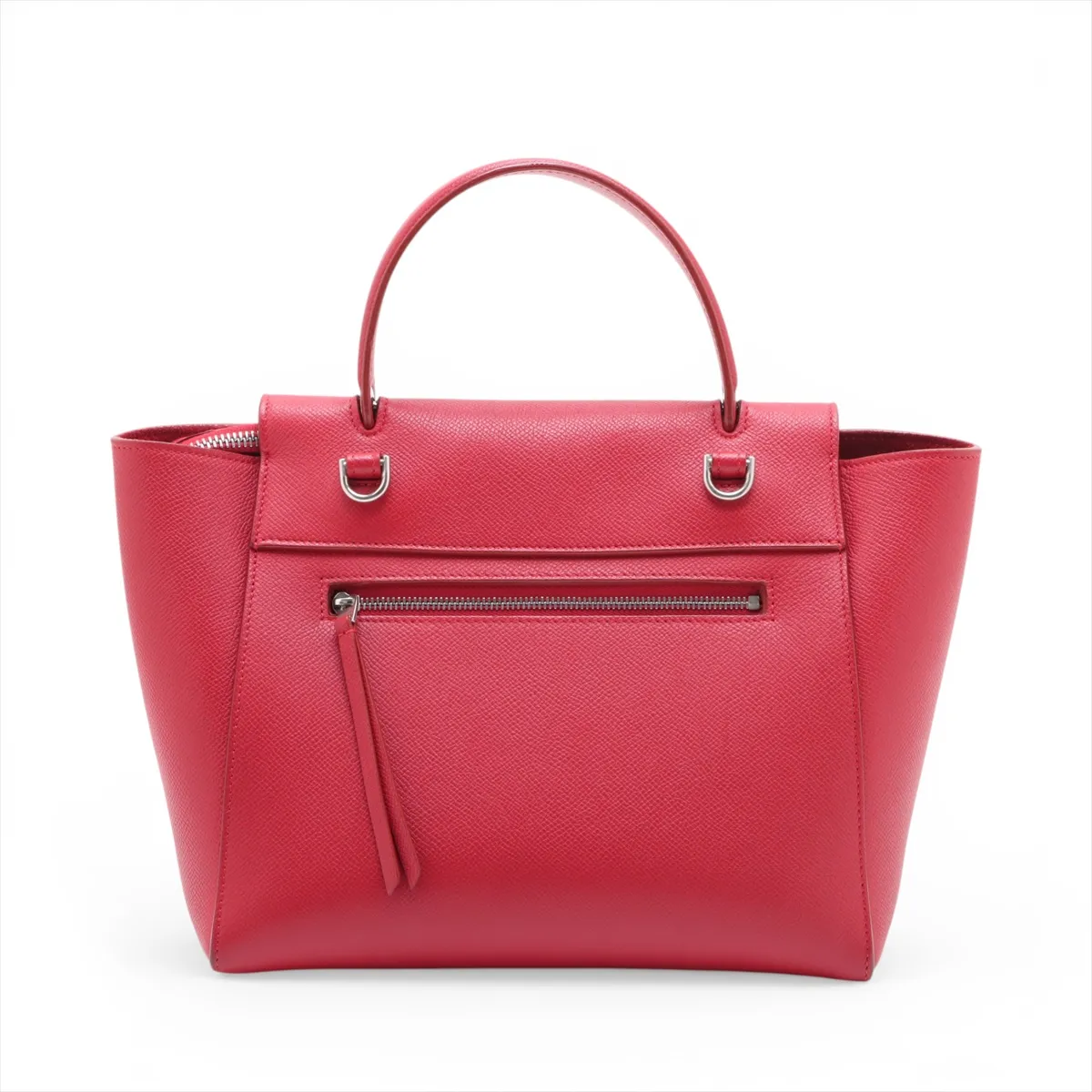 Belt Bag Micro Leather 2-Way Handbag Red — view 2