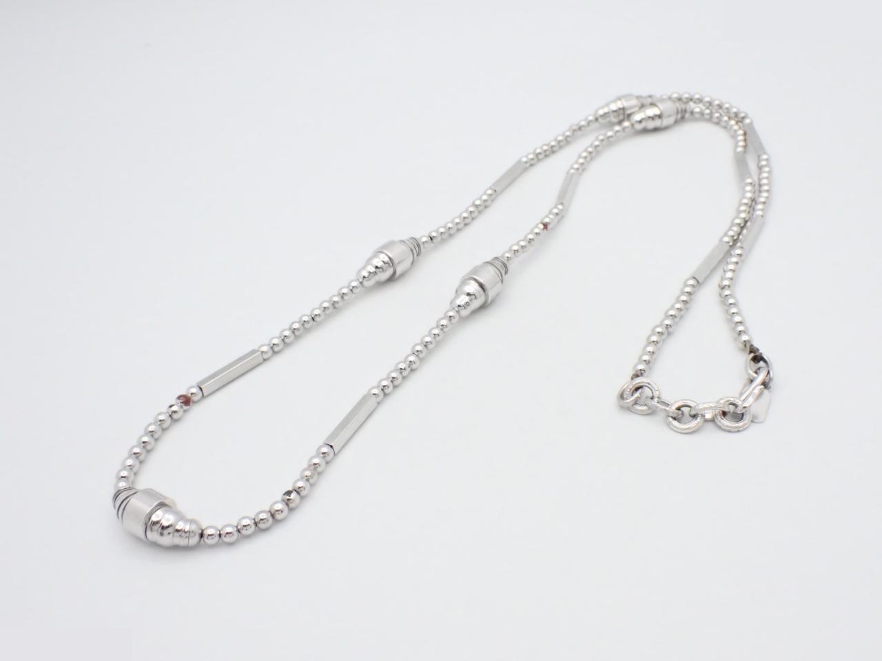 Vintage precious metal necklace/pendant, total length approximately 85 cm — view 3