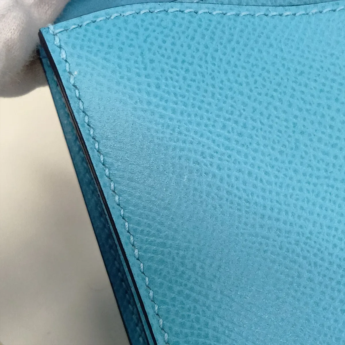 [Individually packaged] Hermes Constance 3 Mini 18 Veau Epsom Blue Nord Silver Hardware D: 2019 — view 11