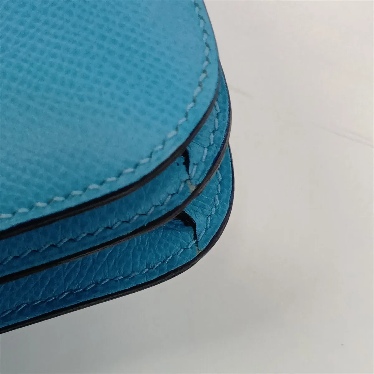 [Individually packaged] Hermes Constance 3 Mini 18 Veau Epsom Blue Nord Silver Hardware D: 2019 — view 12
