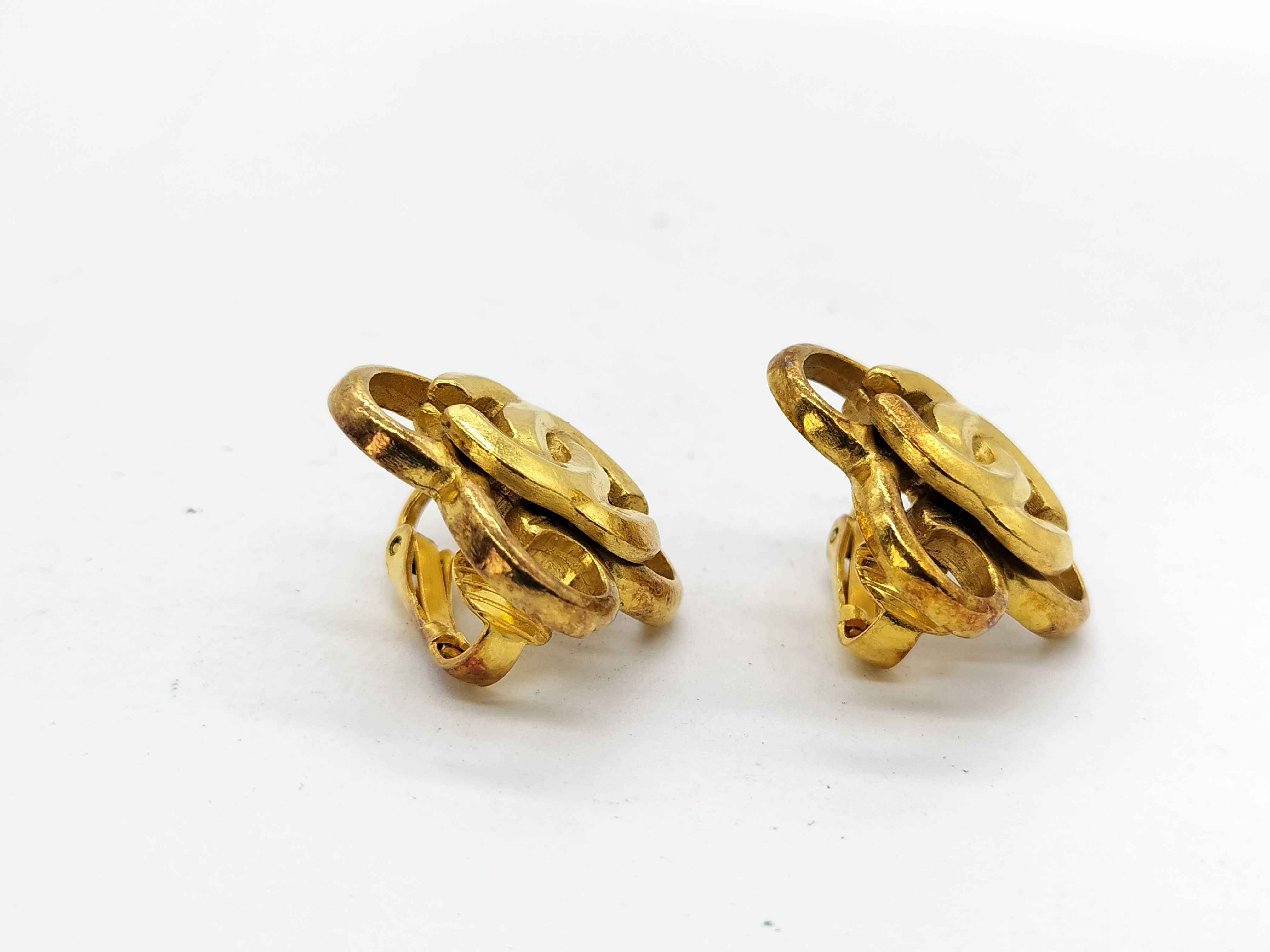 98 P Coco Camellia Earrings — view 2