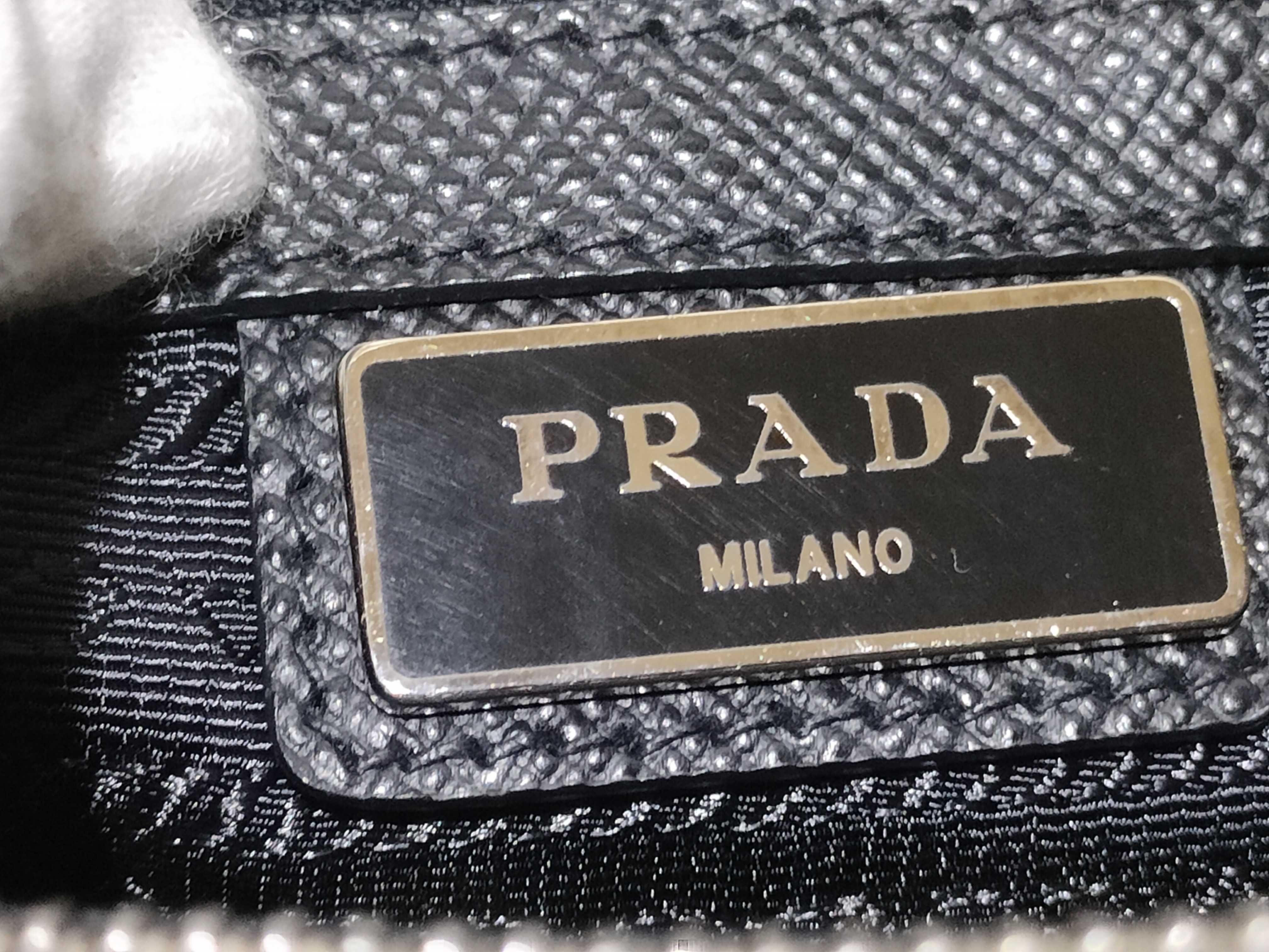 Shoulder Bag, Saffiano Leather, Black Shoulder Bag — view 11