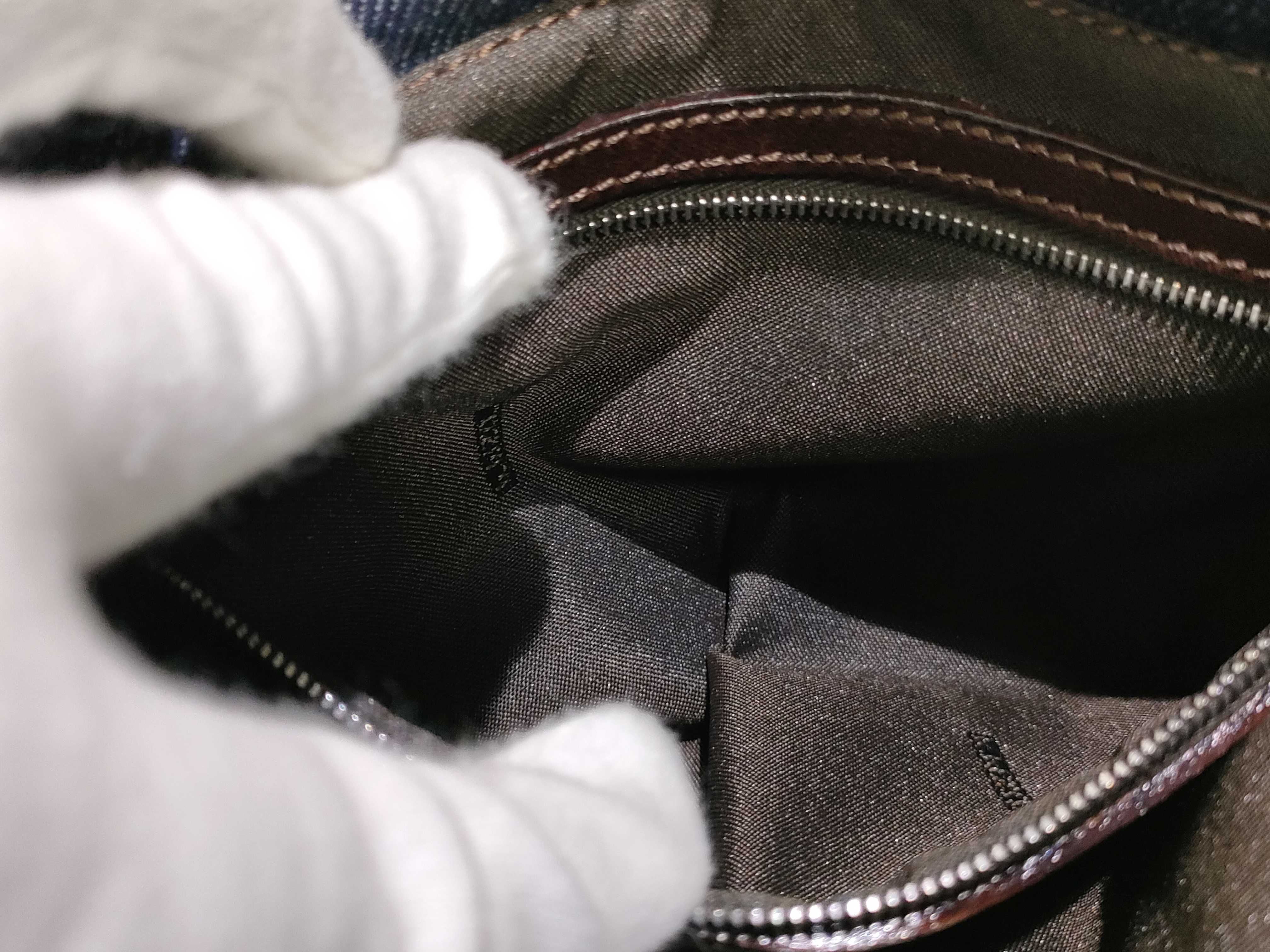 26325 Mamma Bucket Handbag Denim Shoulder Bag — view 9