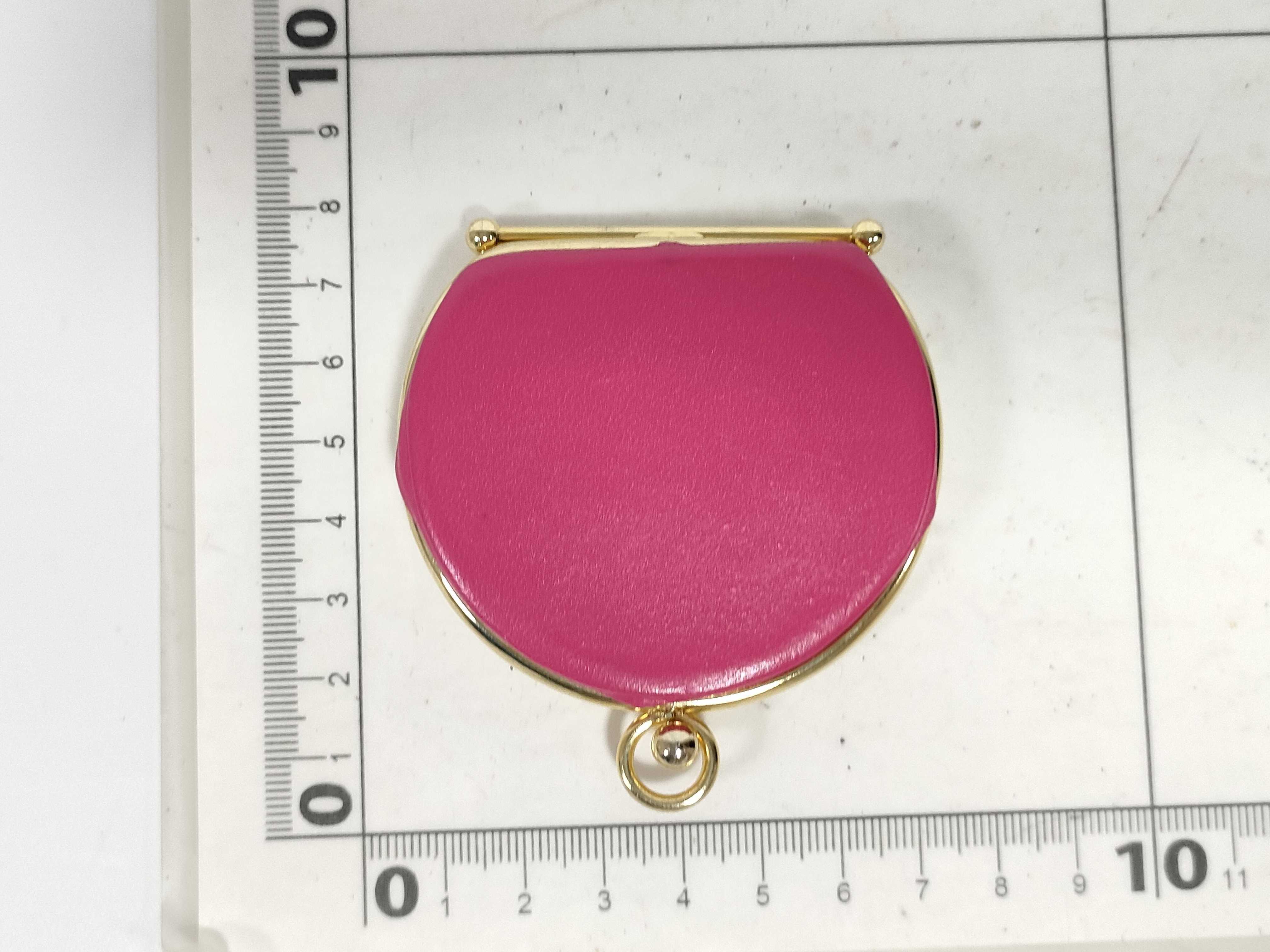 Leather Coin Case, Clasp Closure — view 2