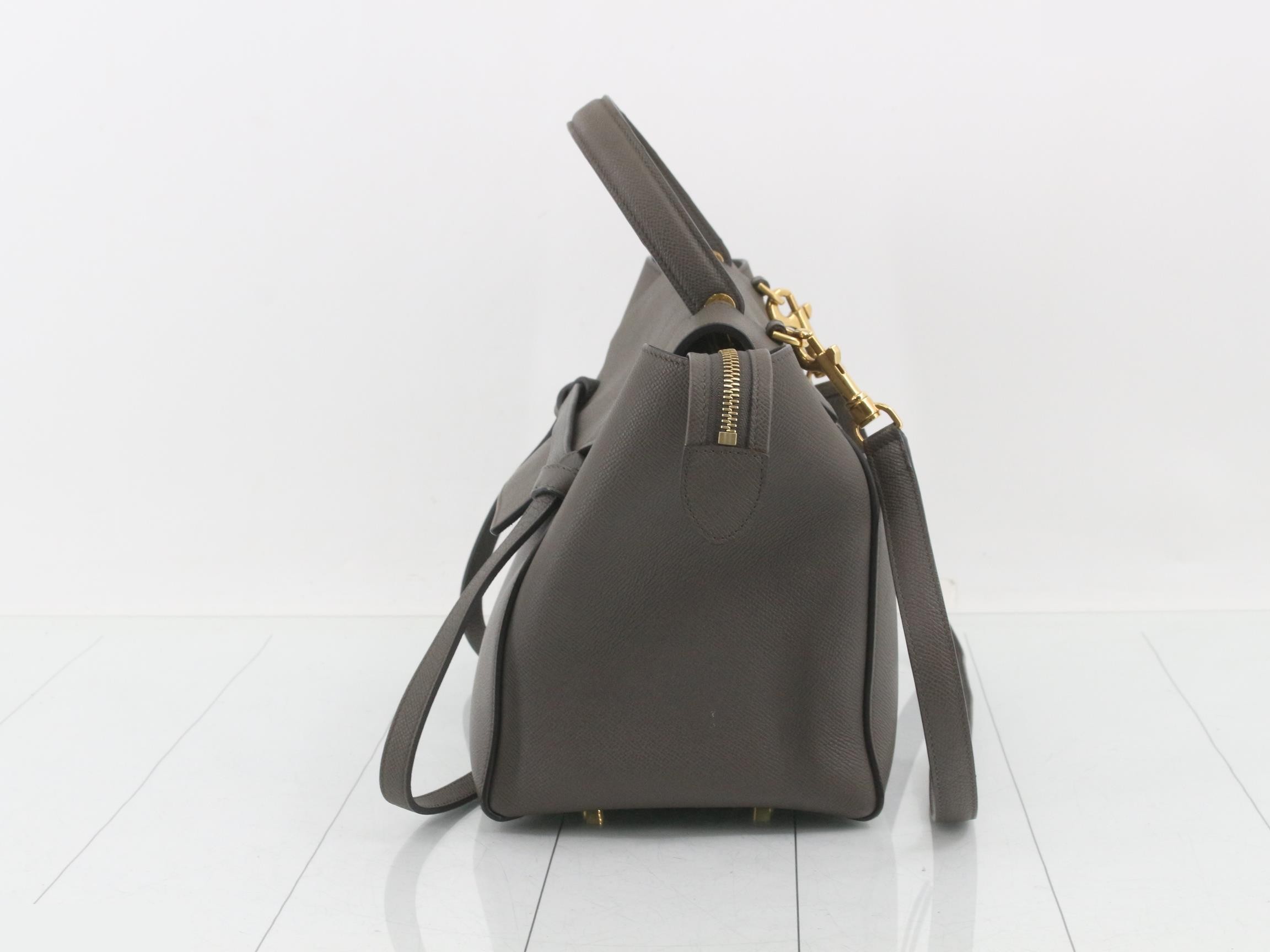 Belt bag, mini, leather, 2-way handbag — view 3