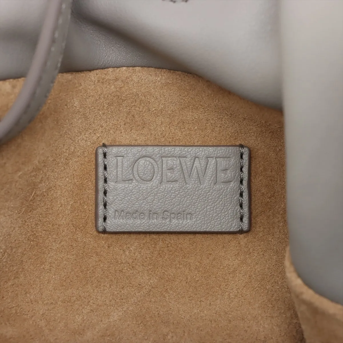 Flamenco Clutch Leather Shoulder Bag Gray — view 7
