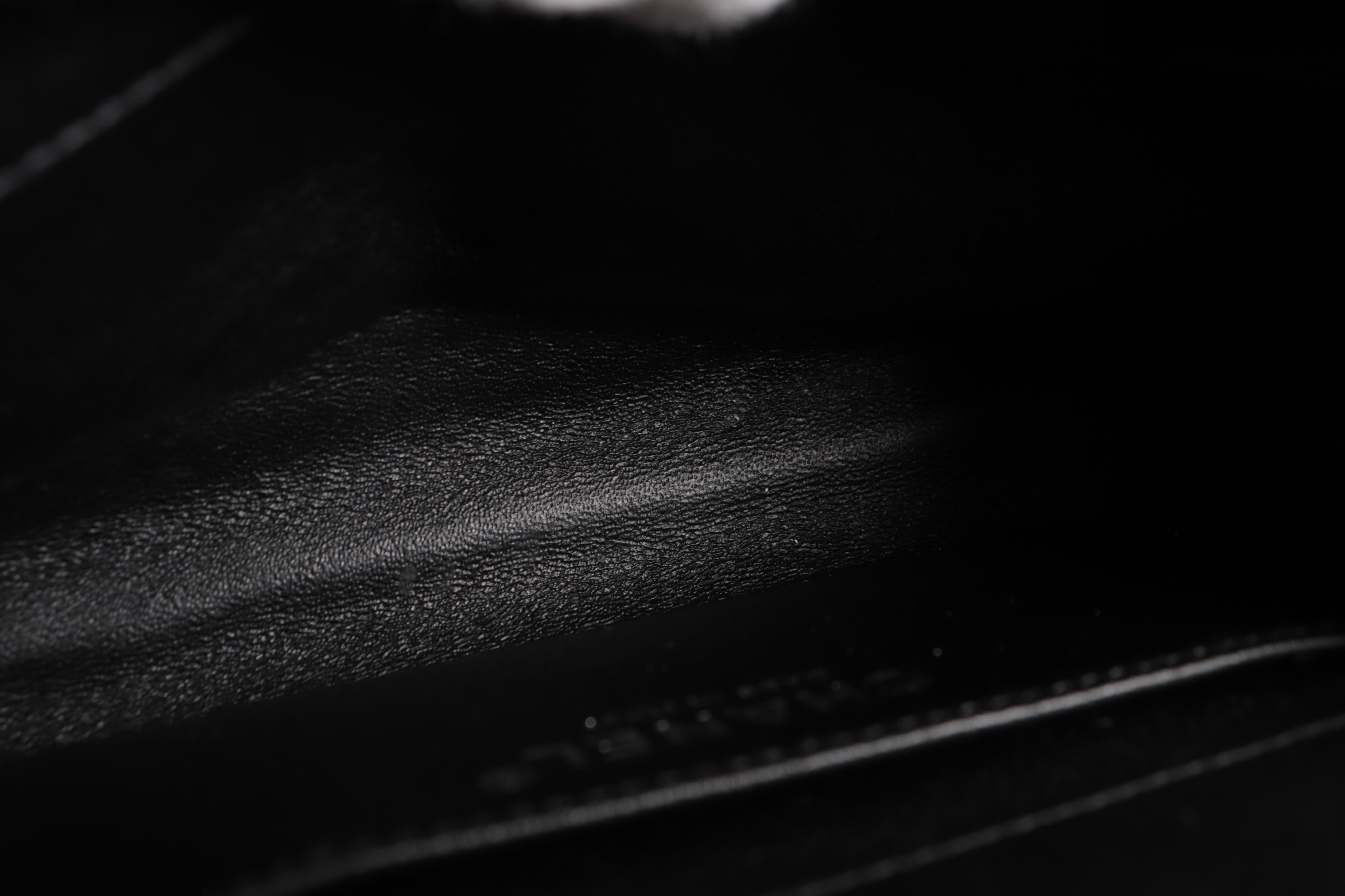 Bicolor Lambskin Chain Shoulder Bag, Item No. 22 — view 9