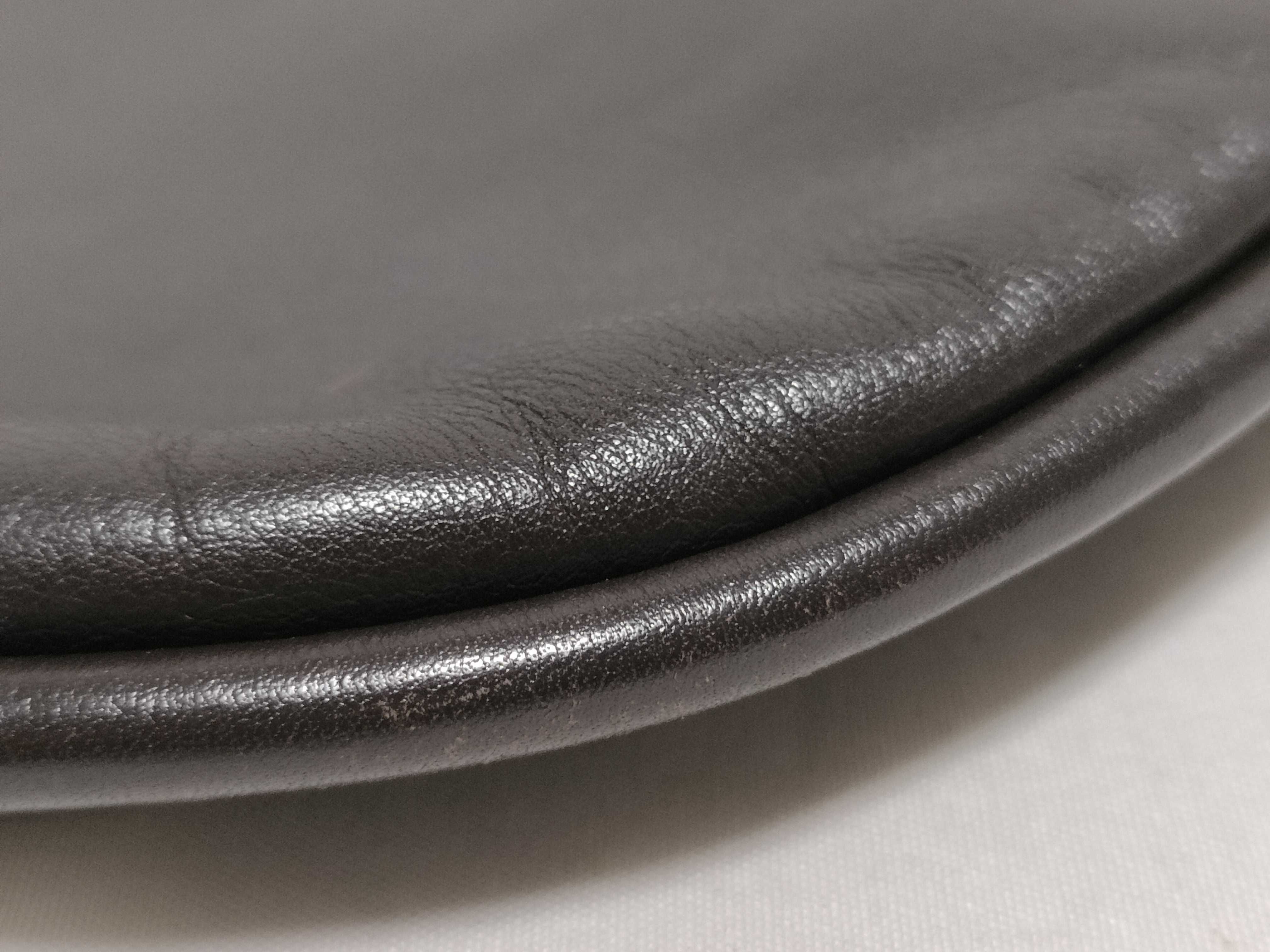 Leather Sherry Line 001 4186 Half Moon Hobo Dark Brown One Shoulder Bag — view 7