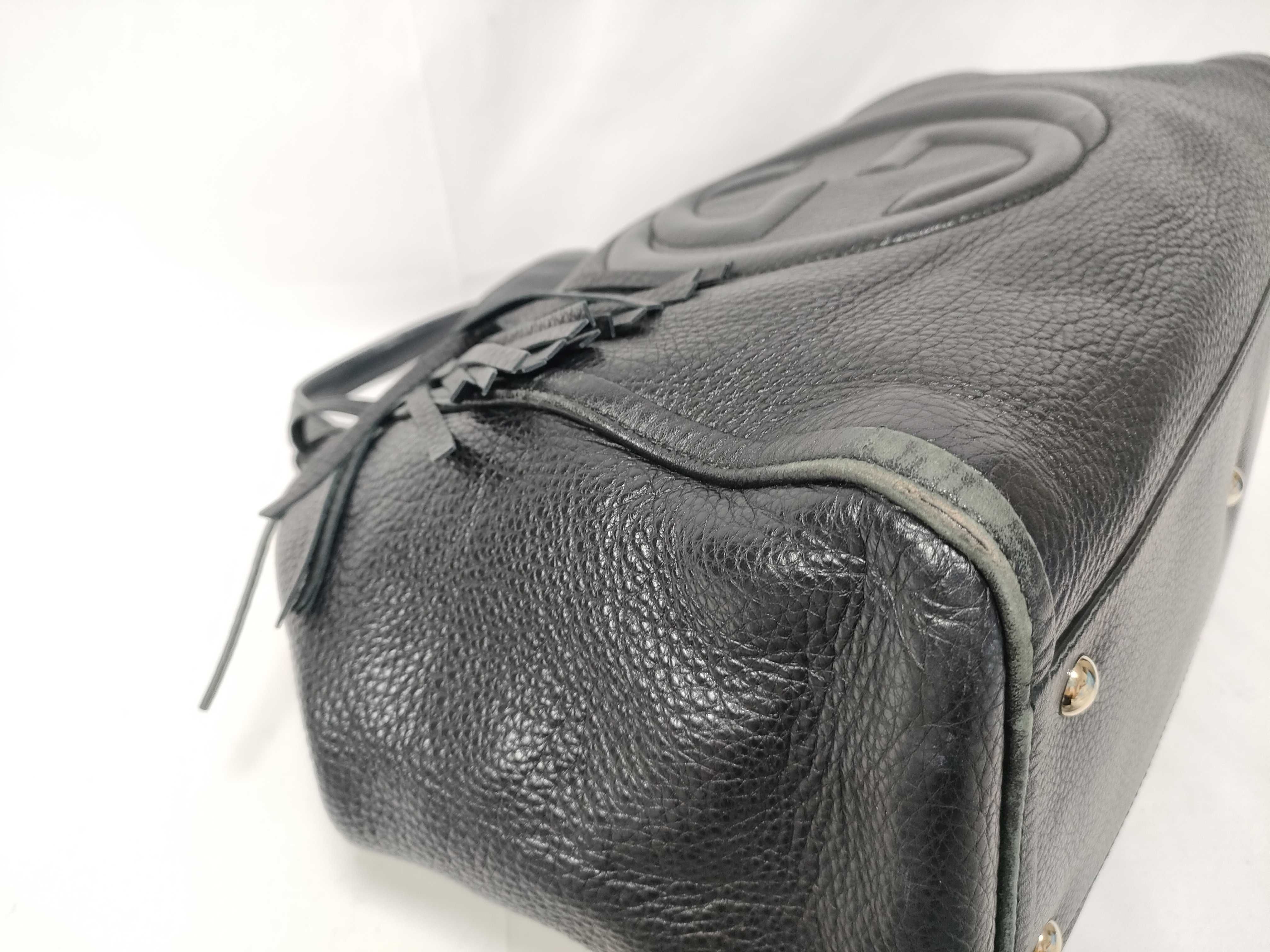Soho Leather Tote Bag, Black, 282309 (Handbag) — view 5