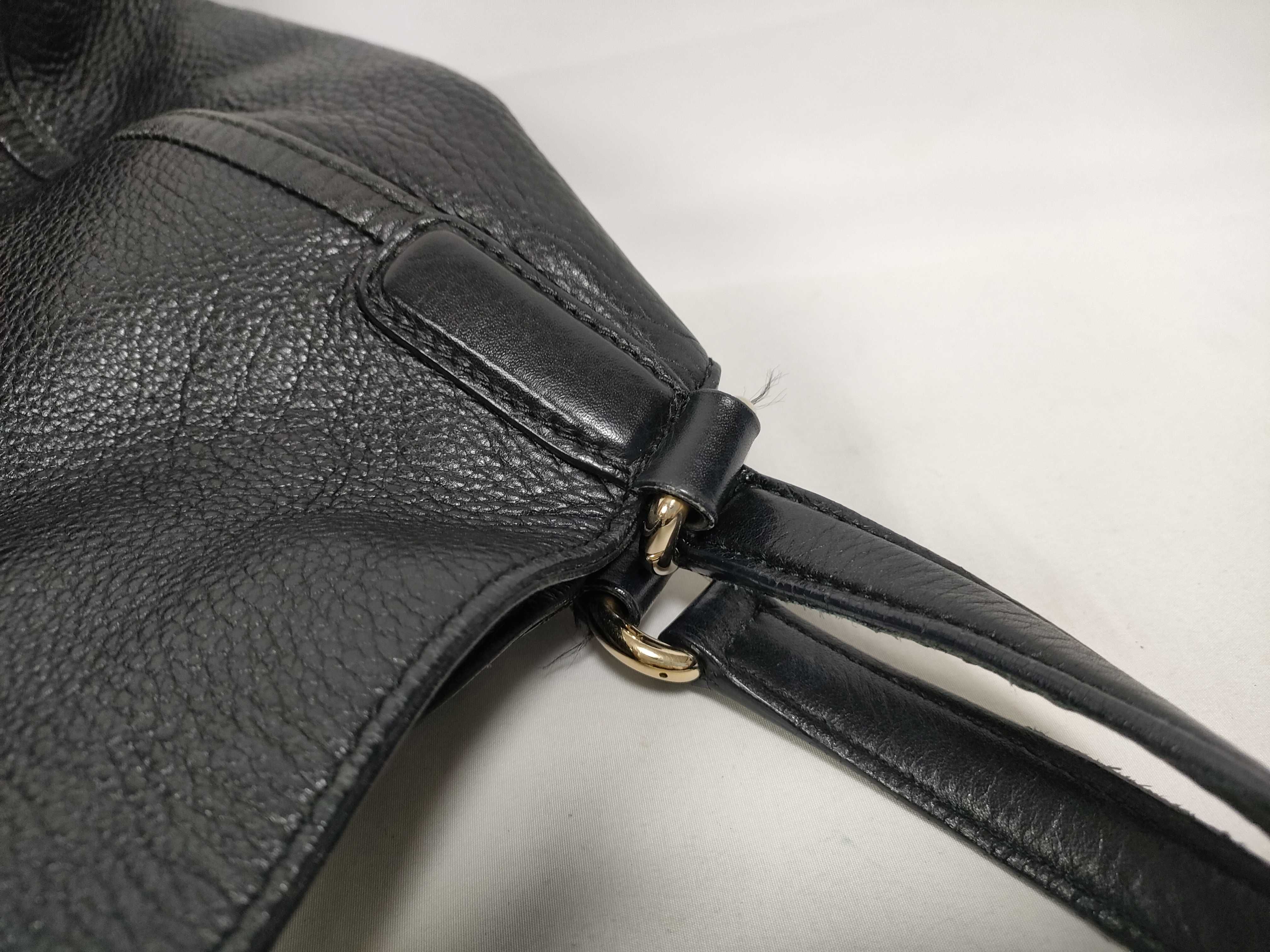 Soho Leather Tote Bag, Black, 282309 (Handbag) — view 8