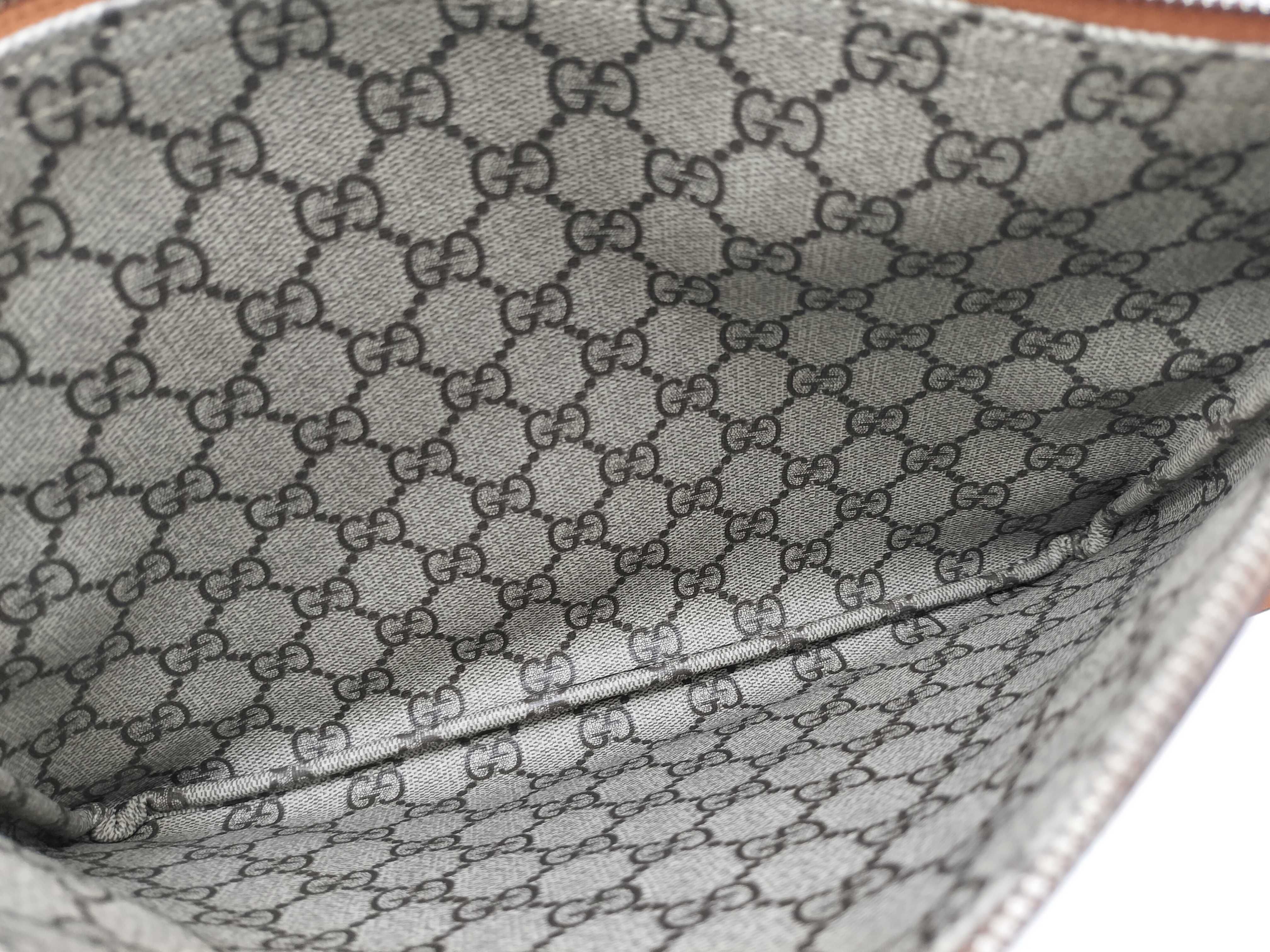 logo print clutch bag, silver hardware, 777165 clutch bag — view 11