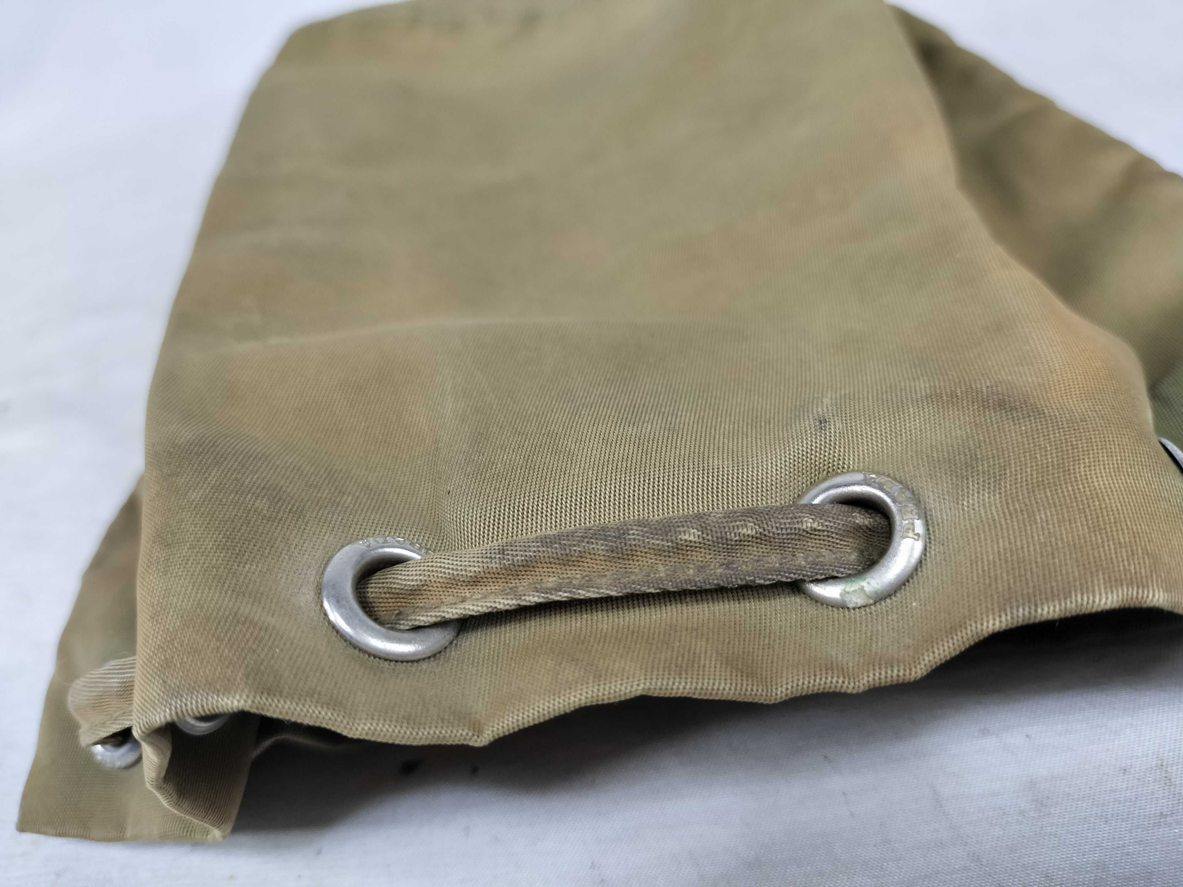 nylon drawstring pouch, khaki. — view 11